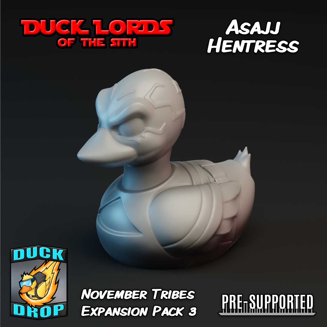 ASAJJ HENTRESS - Sith Lord Rubber Duck Art Toy Star Wars