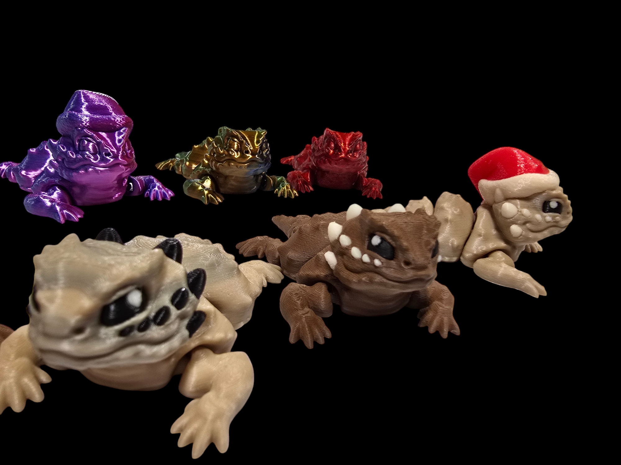 Chibi Horned Lizards