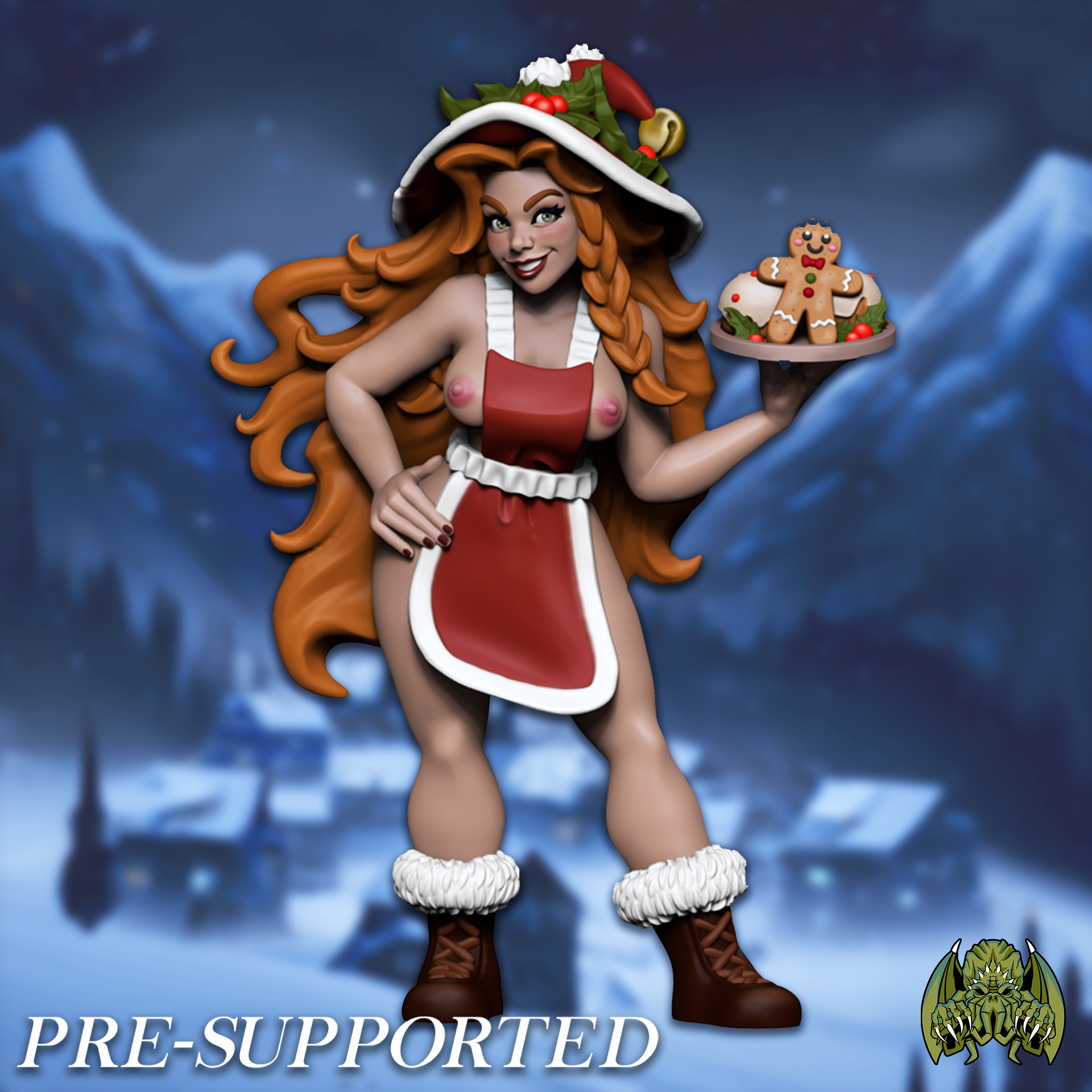 [NSFW] Lucy The Baker [PRE-SUPPORTED] 32mm Female Winter christmas