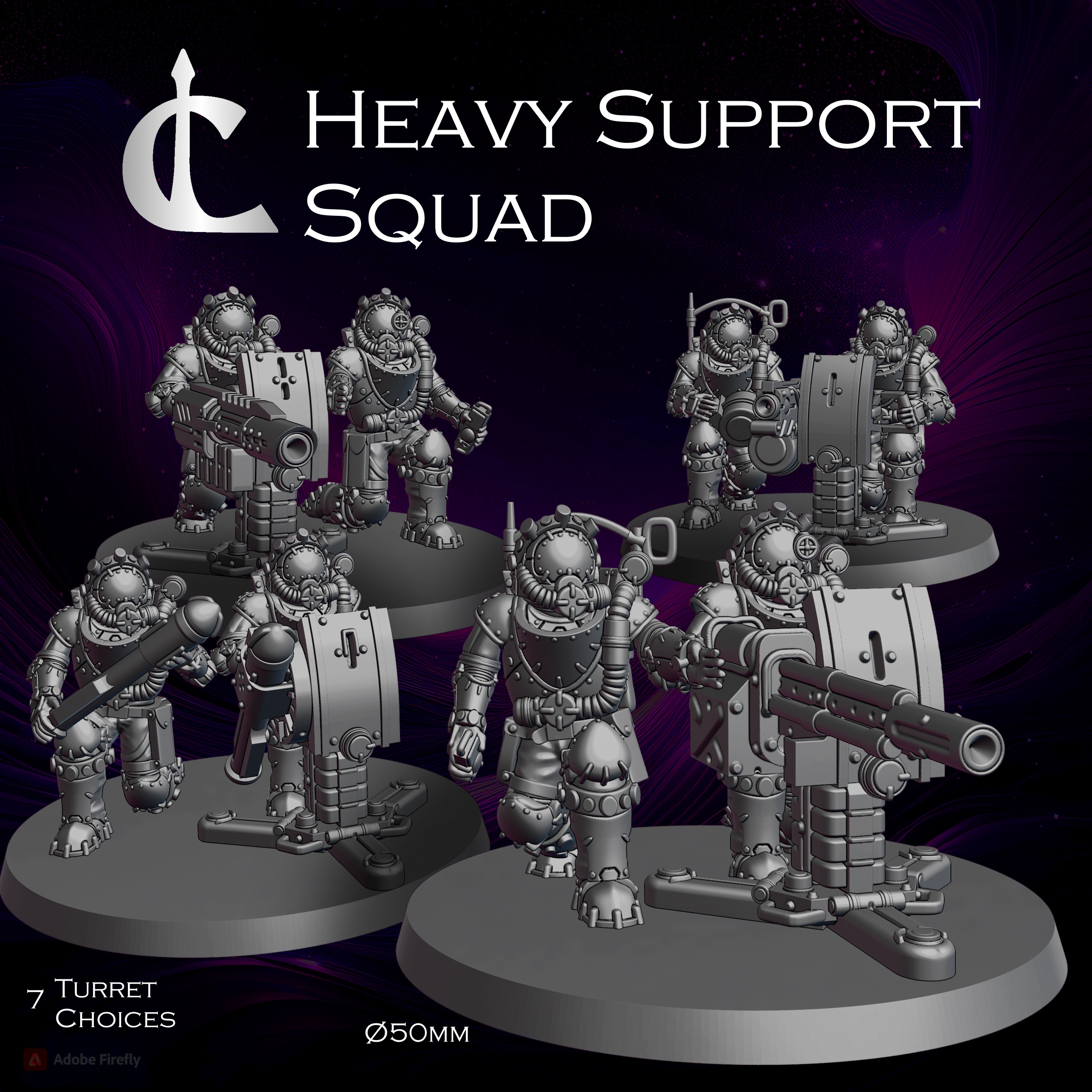 Heavy Support Squad - Presupported