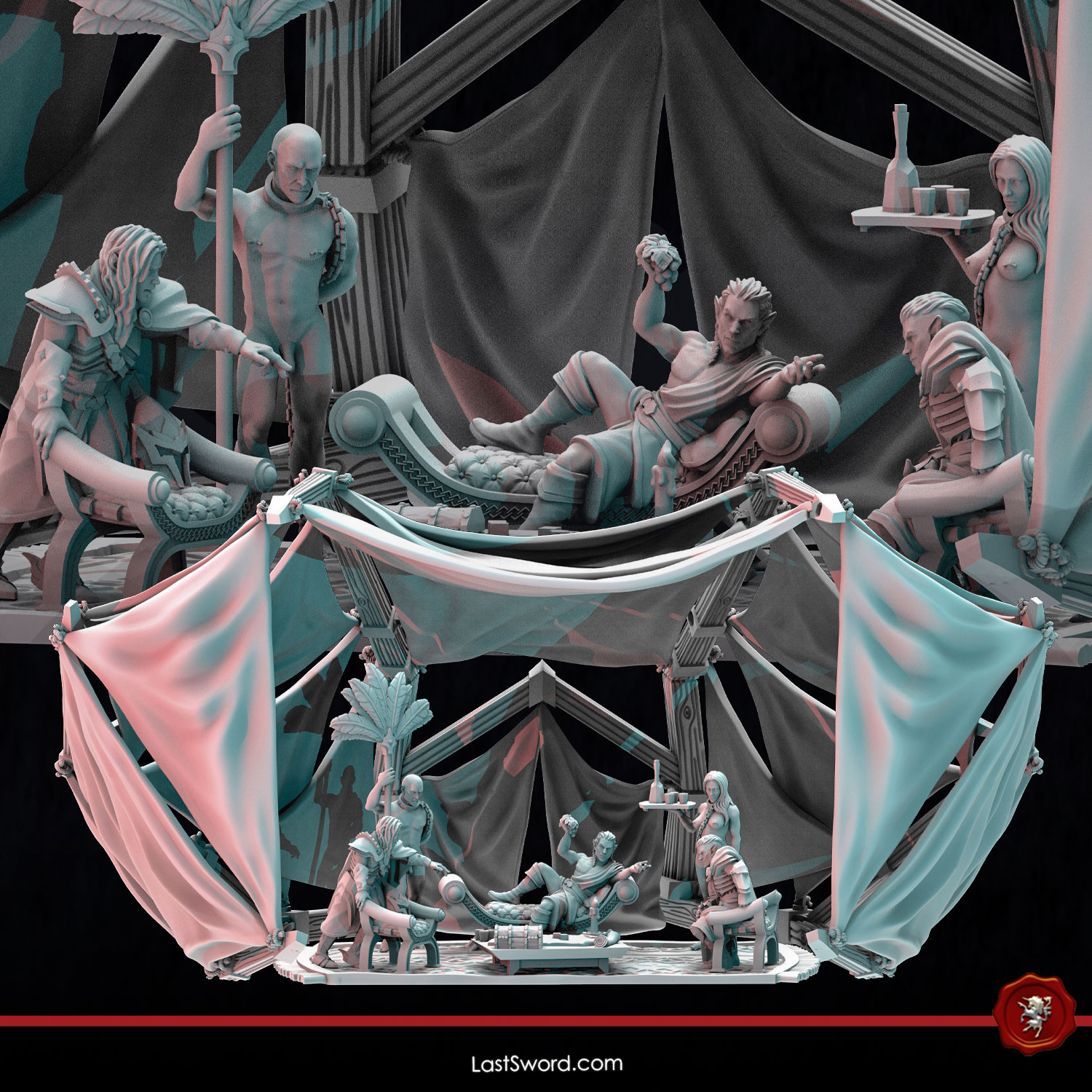 Archon's tent | 30mm Fantasy Scenery
