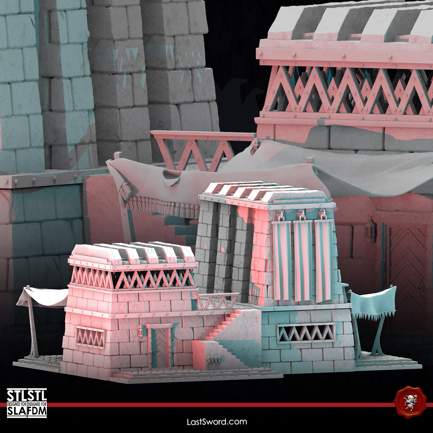 Fallen Lineage Great House | 30mm Fantasy Scenery