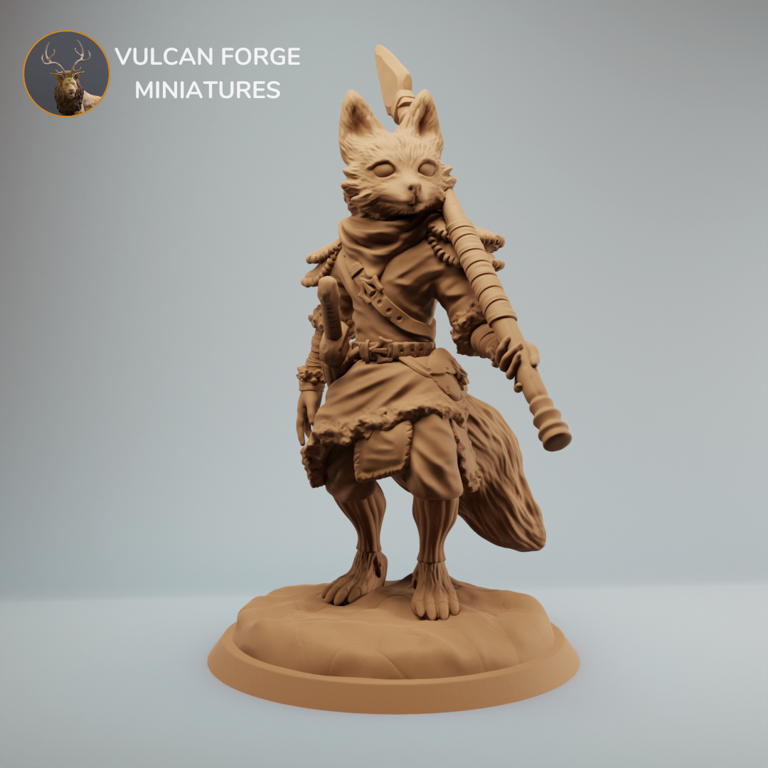 Fox scout or ranger with spear - pre supported