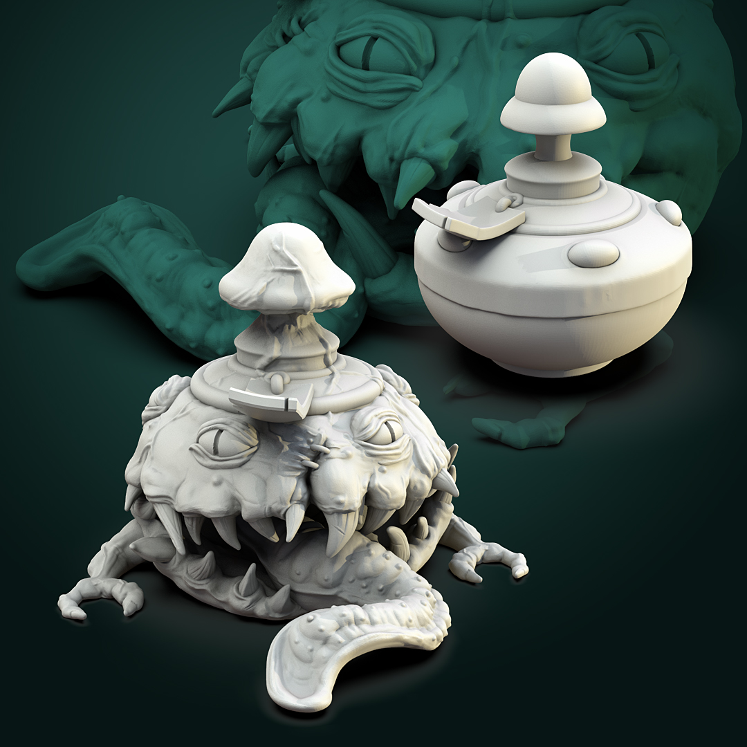 Perfume bottle mimic pre-supported