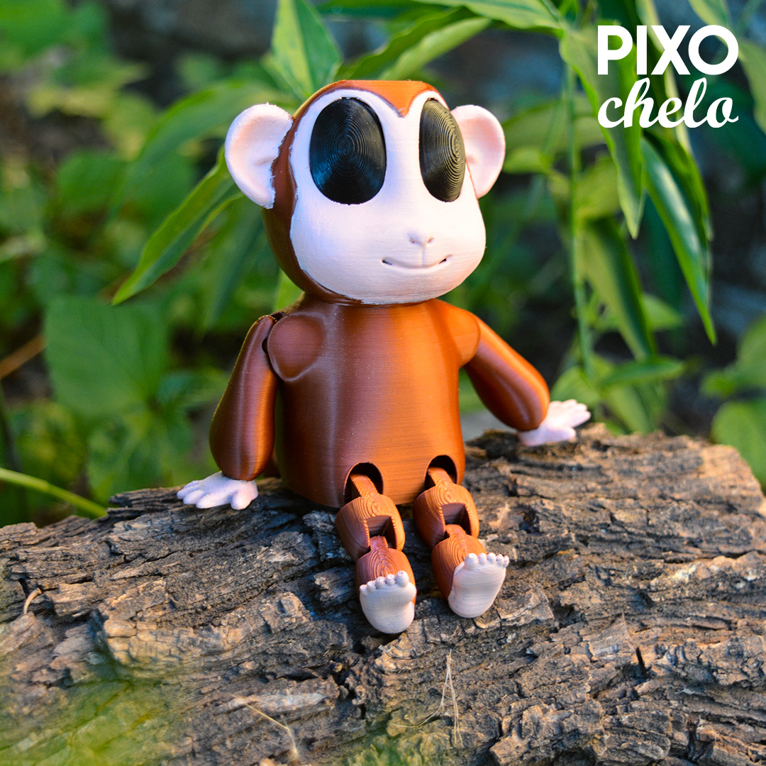 Bongo The Funny Flexi Seated Monkey