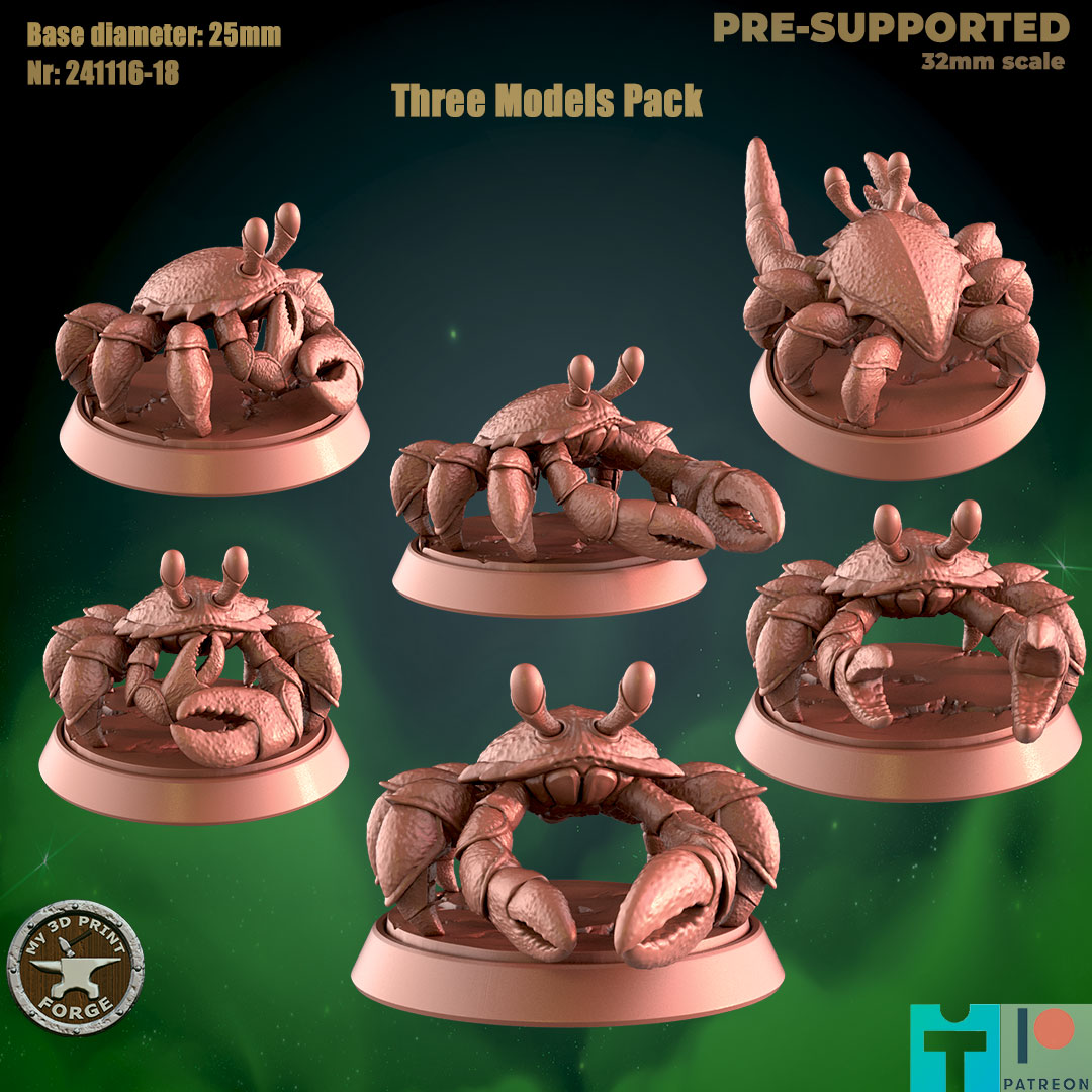 Crabs Three model pack