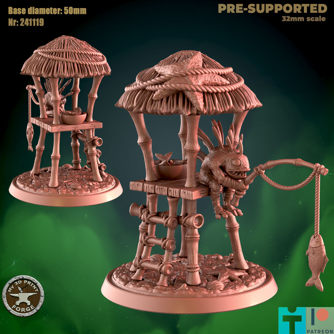 Murloc Fishing Hut Diorama