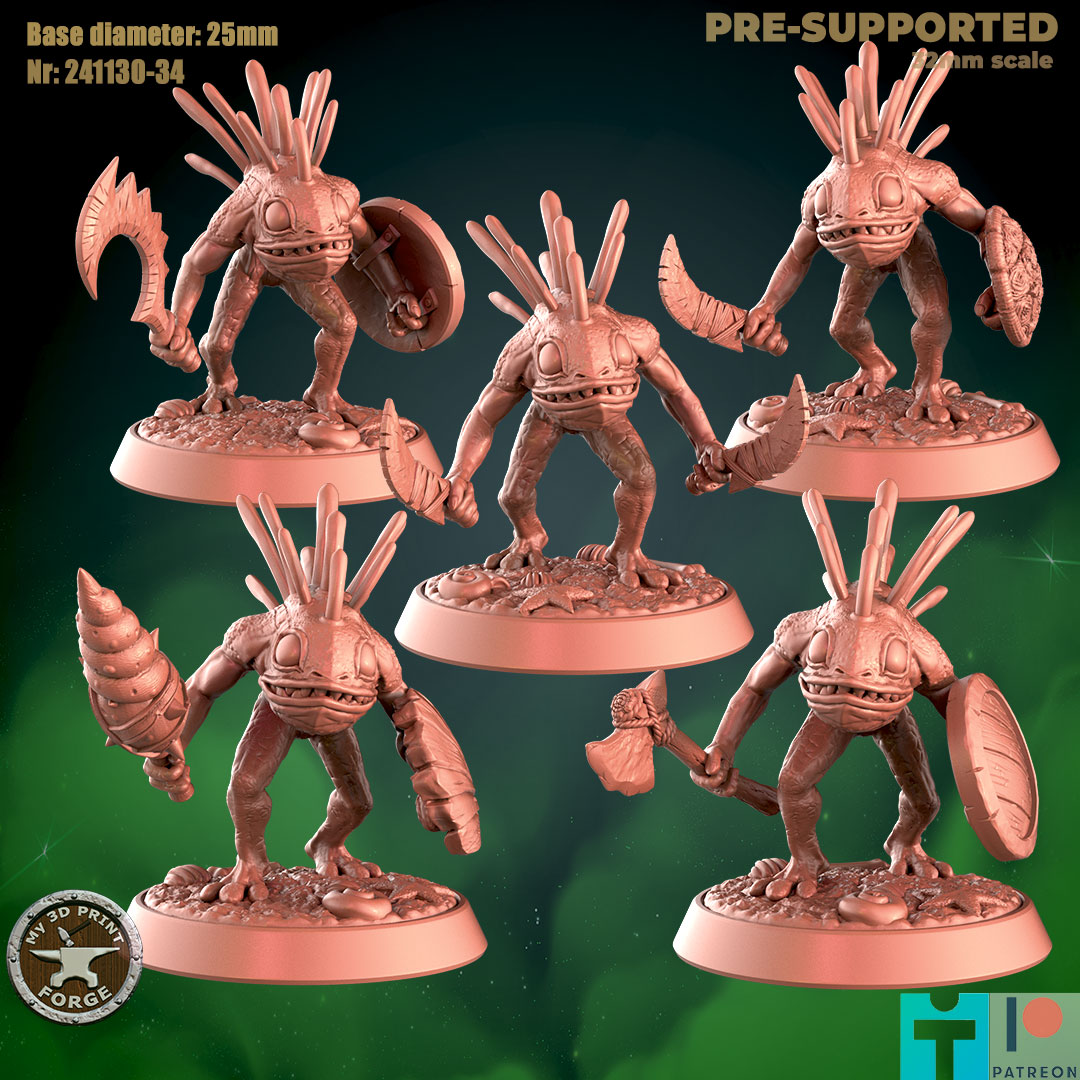 Murlocs with Weapons 5 Pack