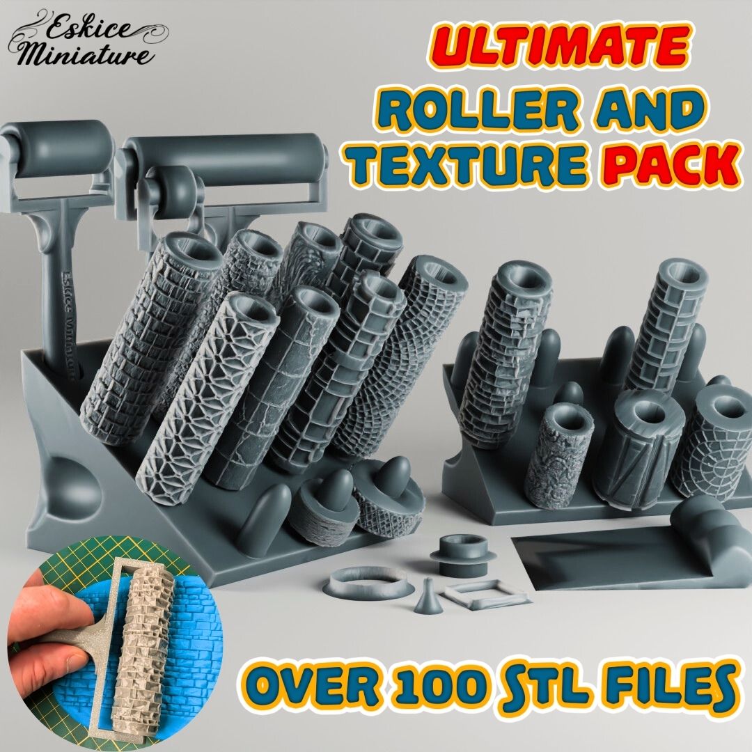 Ultimate Roller and Texture pack by Eskice Miniature