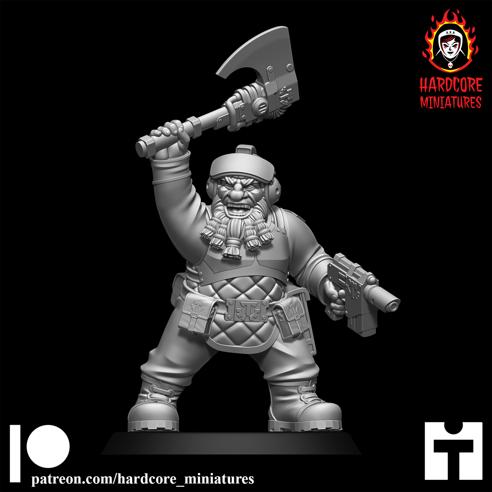 Space Dwarf Officer Modular Set 4