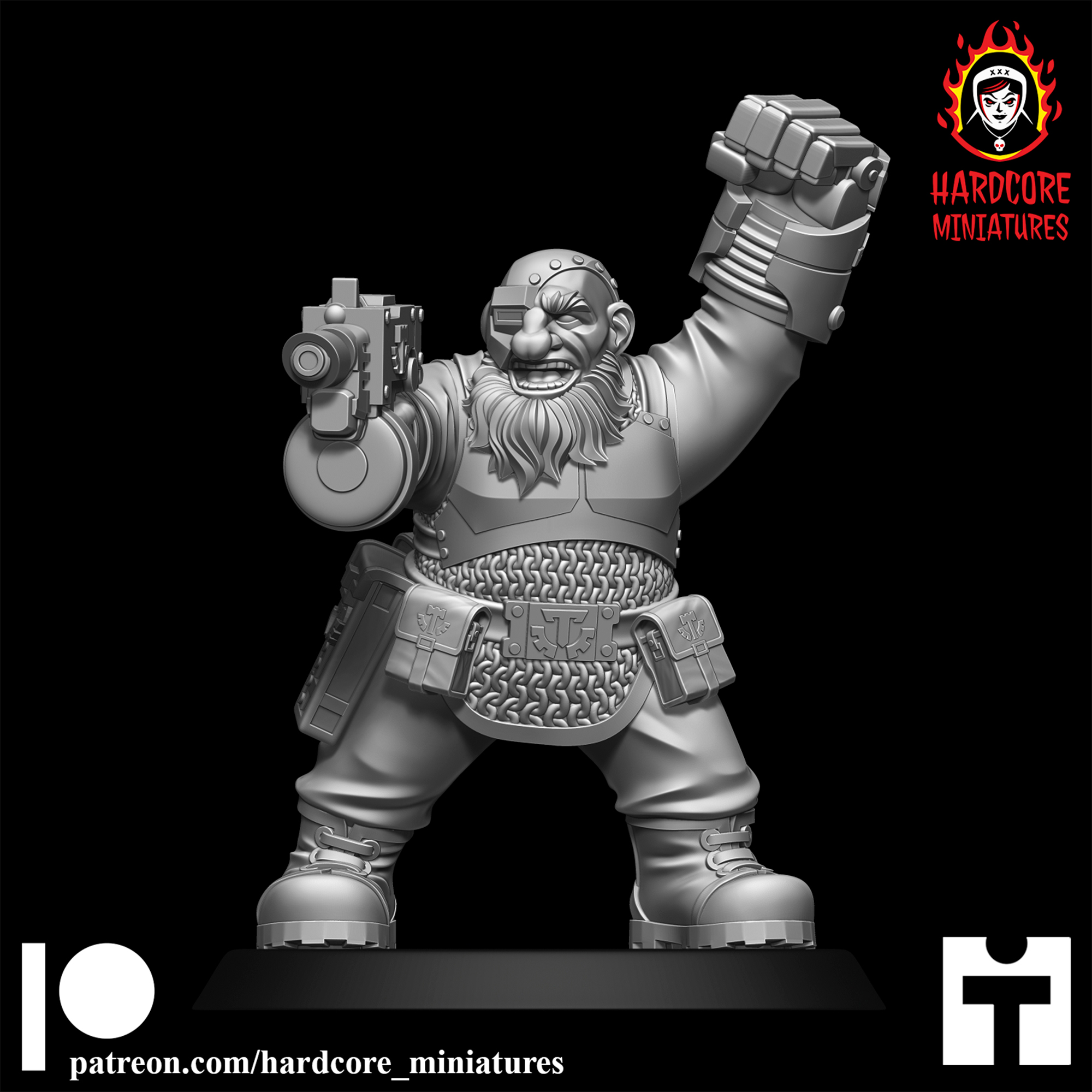 Space Dwarf Officer Modular Set 5