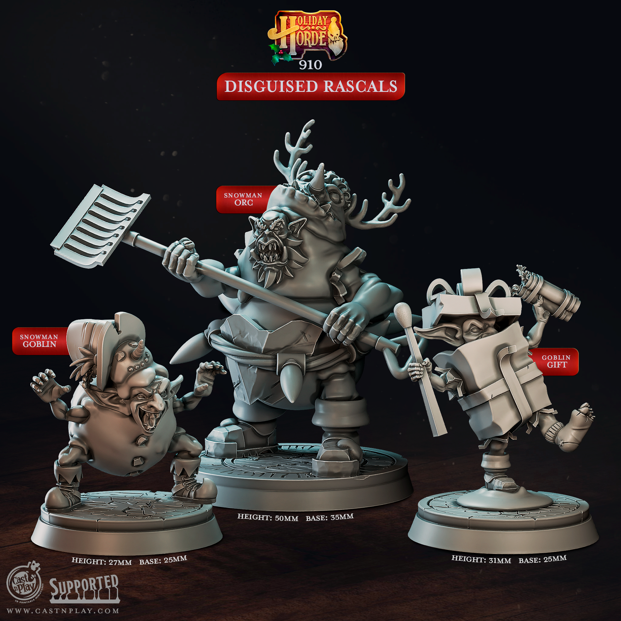 Disguised Rascals (Pre-Supported) | Cast n Play