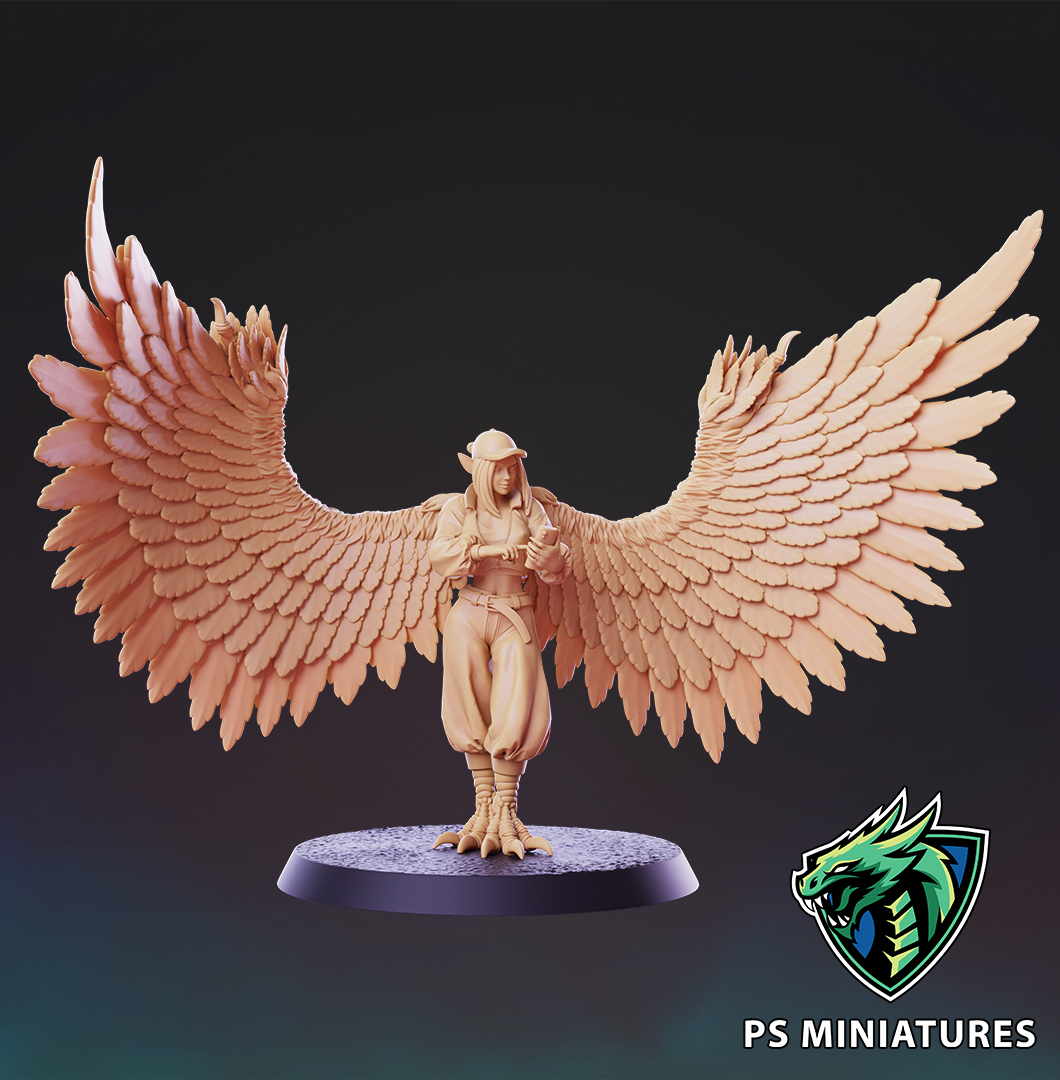 Modern Harpies - Pose 4 + Pinup