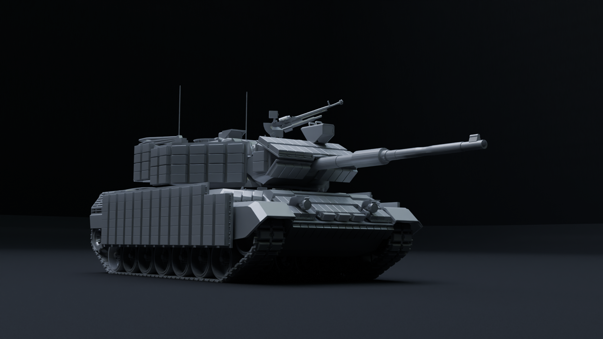 Leopard 1A4 AFU with Kontakt 1 ERA and DSHK HMG