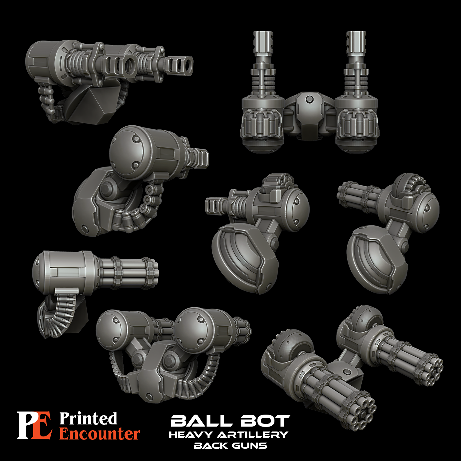 Ball Bot - Back Guns