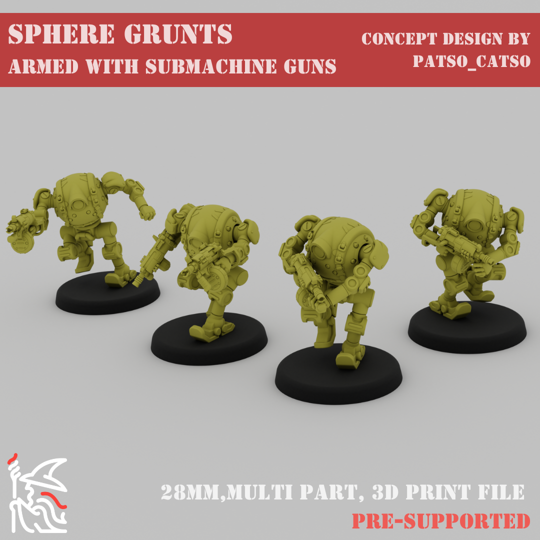 [Sphere Army] Sphere Grunts 28mm Set B