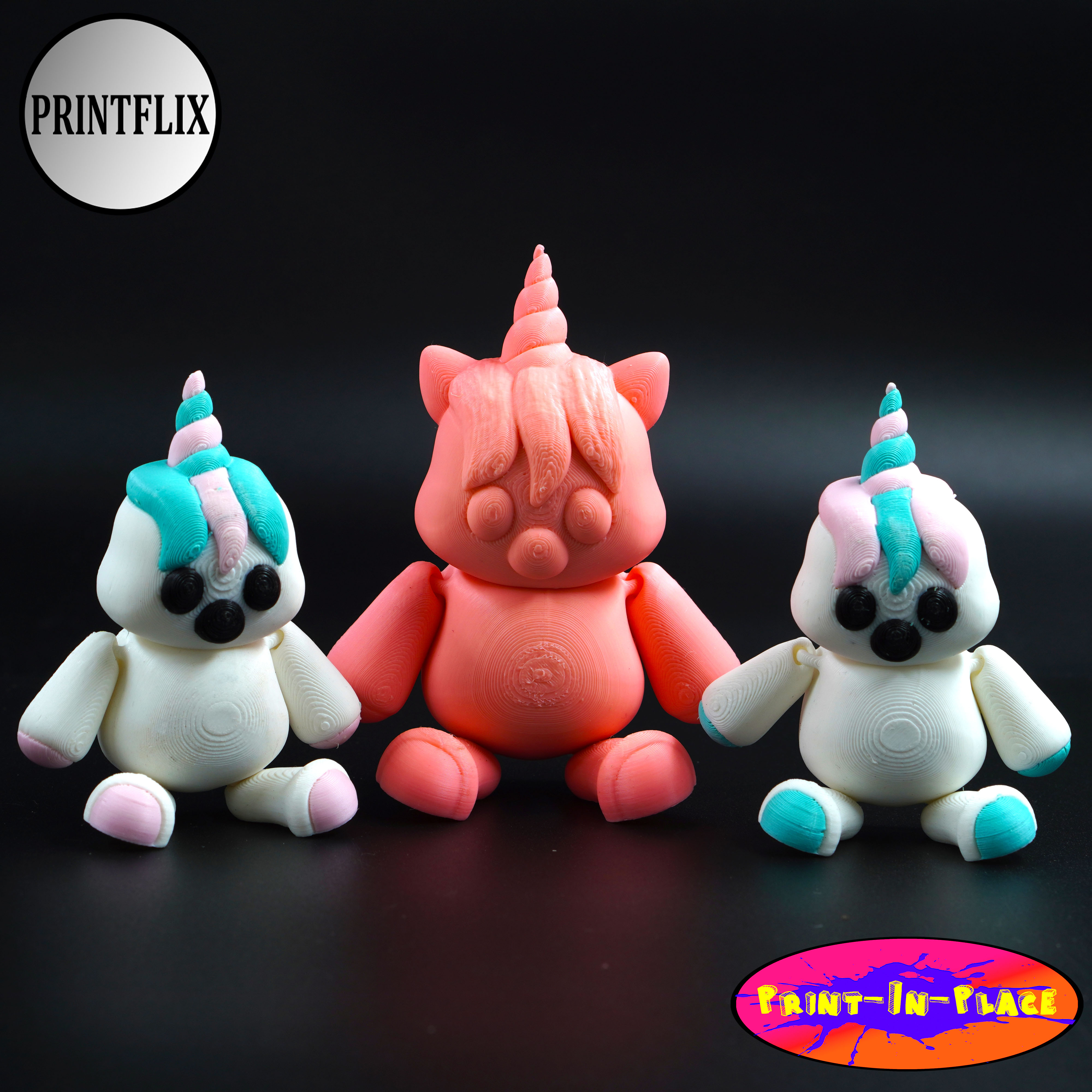 CUTE FLEXI TINY UNICORN TEDDY