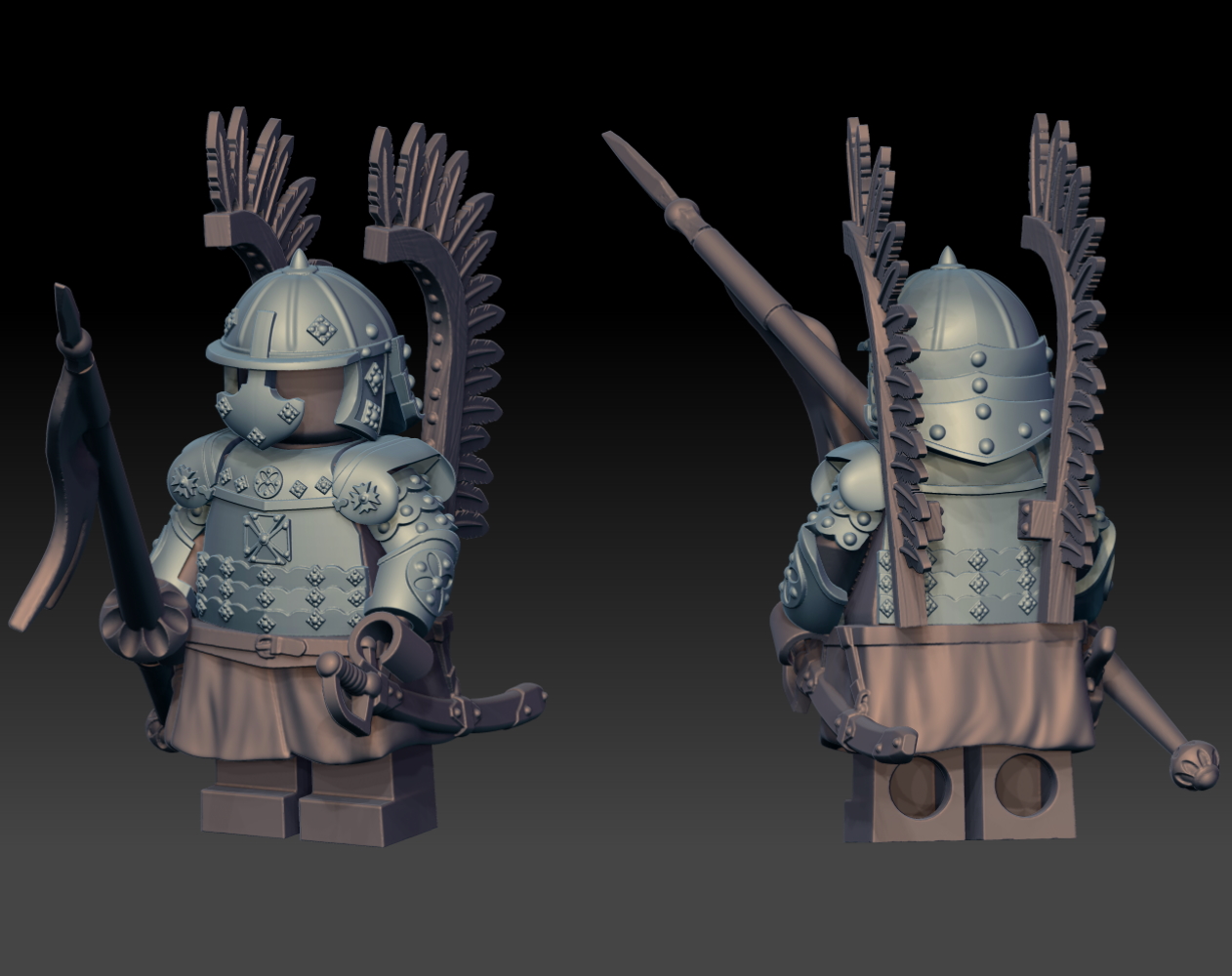 Polish winged hussar custom set for minifigures