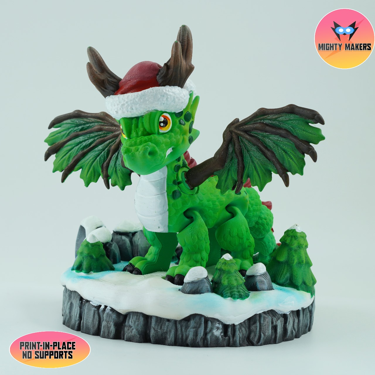 Flexi Christmas Dragon