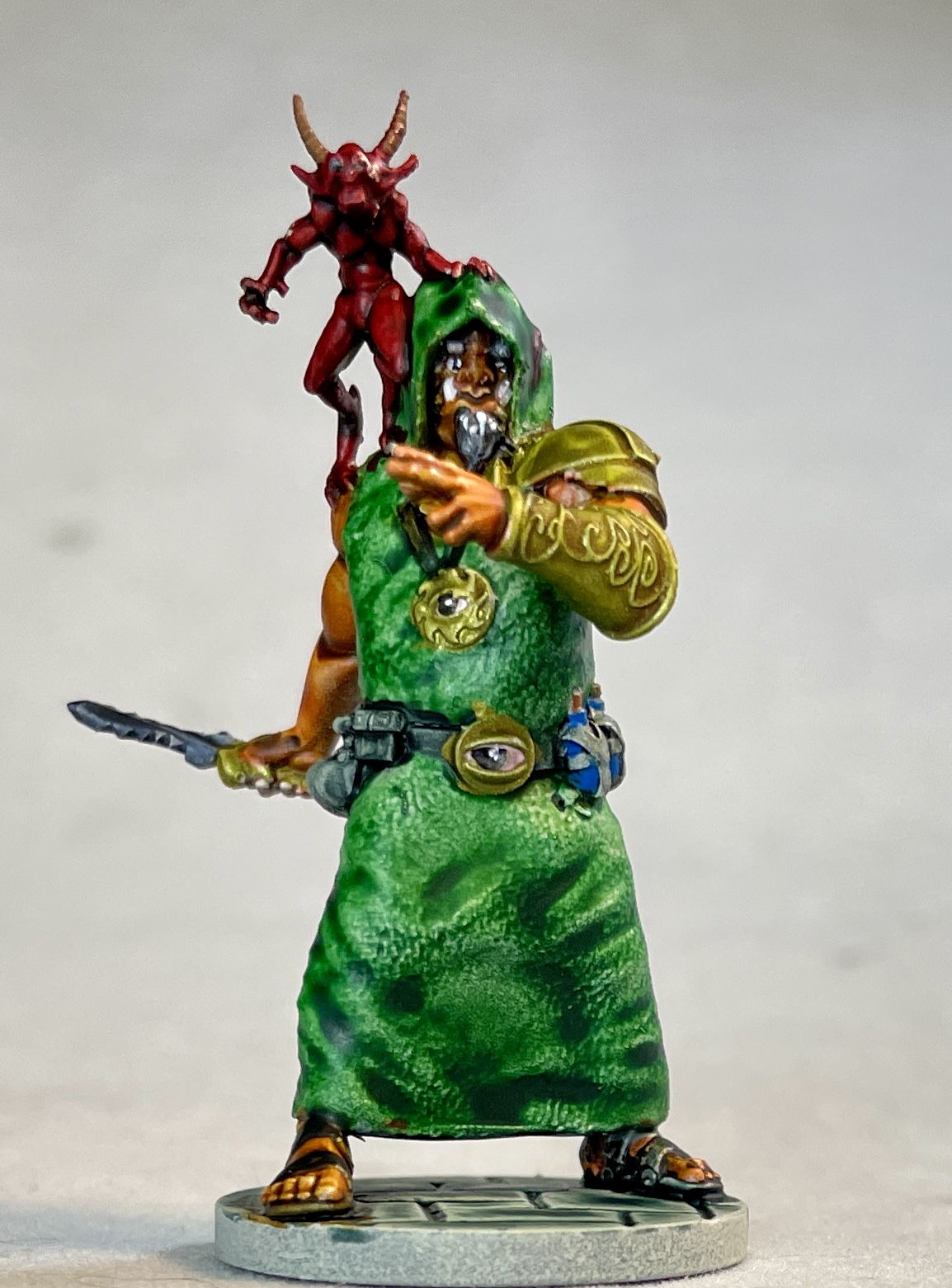 Borren, Orc Warlock with Quasit familiar