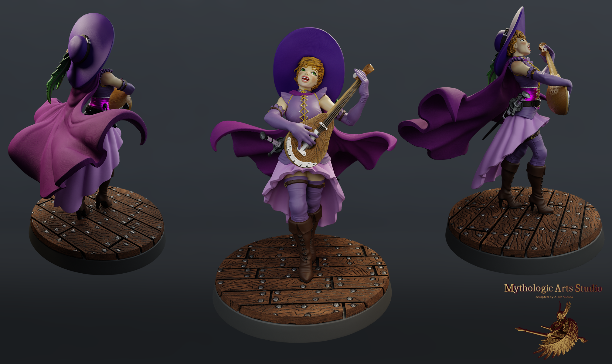 Bard Performer stl sculpt