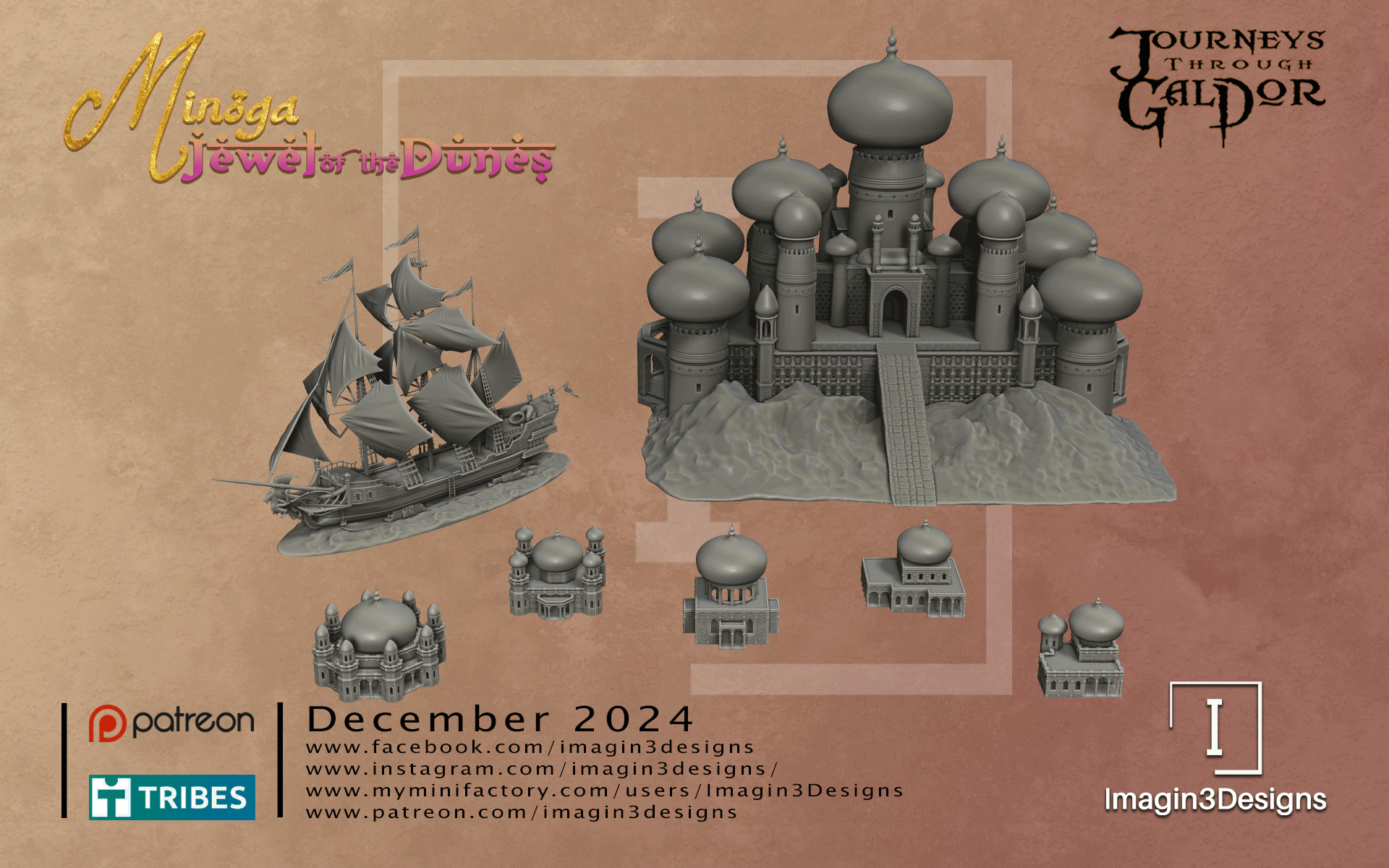 Minoga, Jewel of the Dunes COMPLETE SET