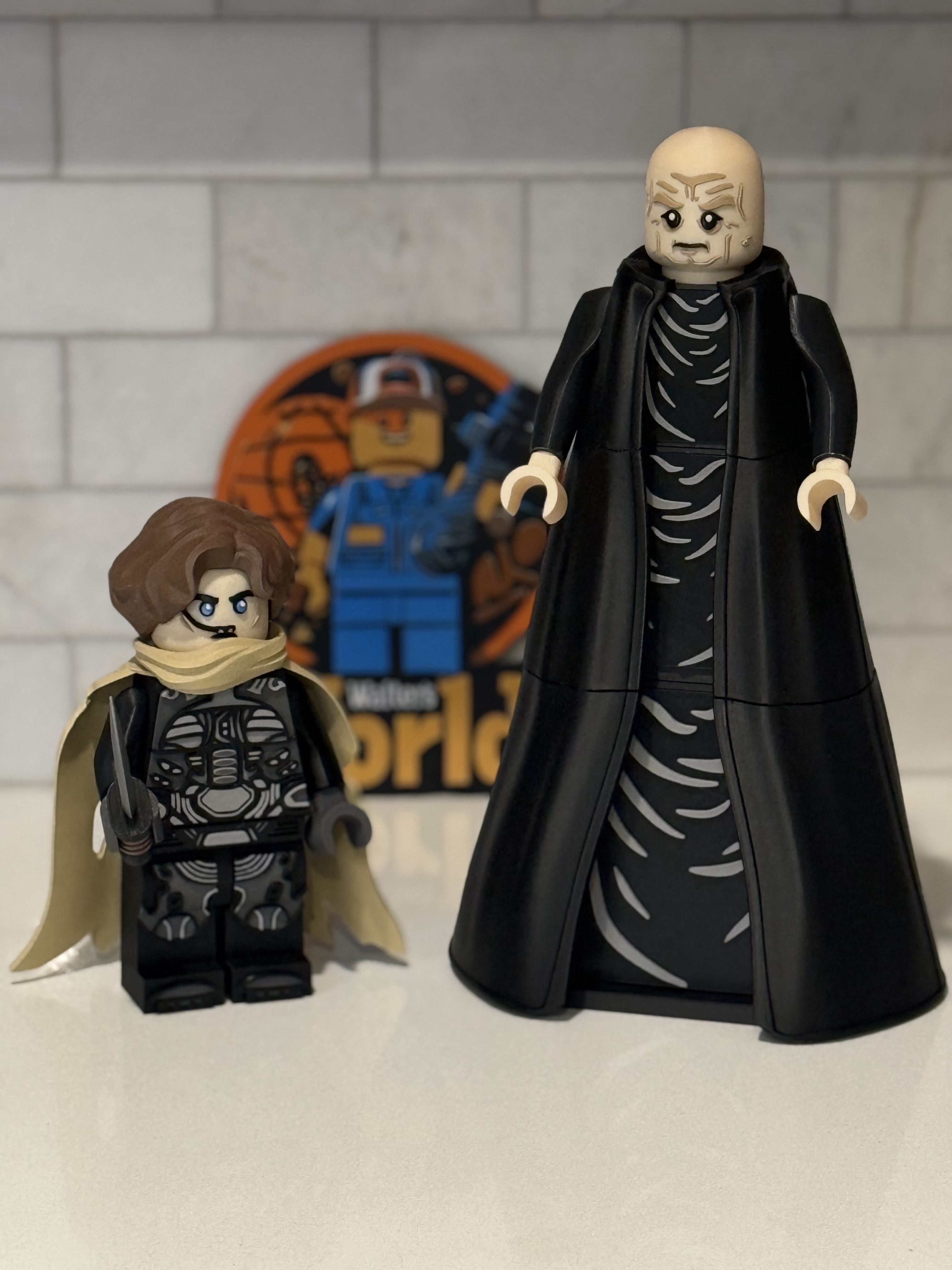 Desert Warrior and Menacing Overlord Brick