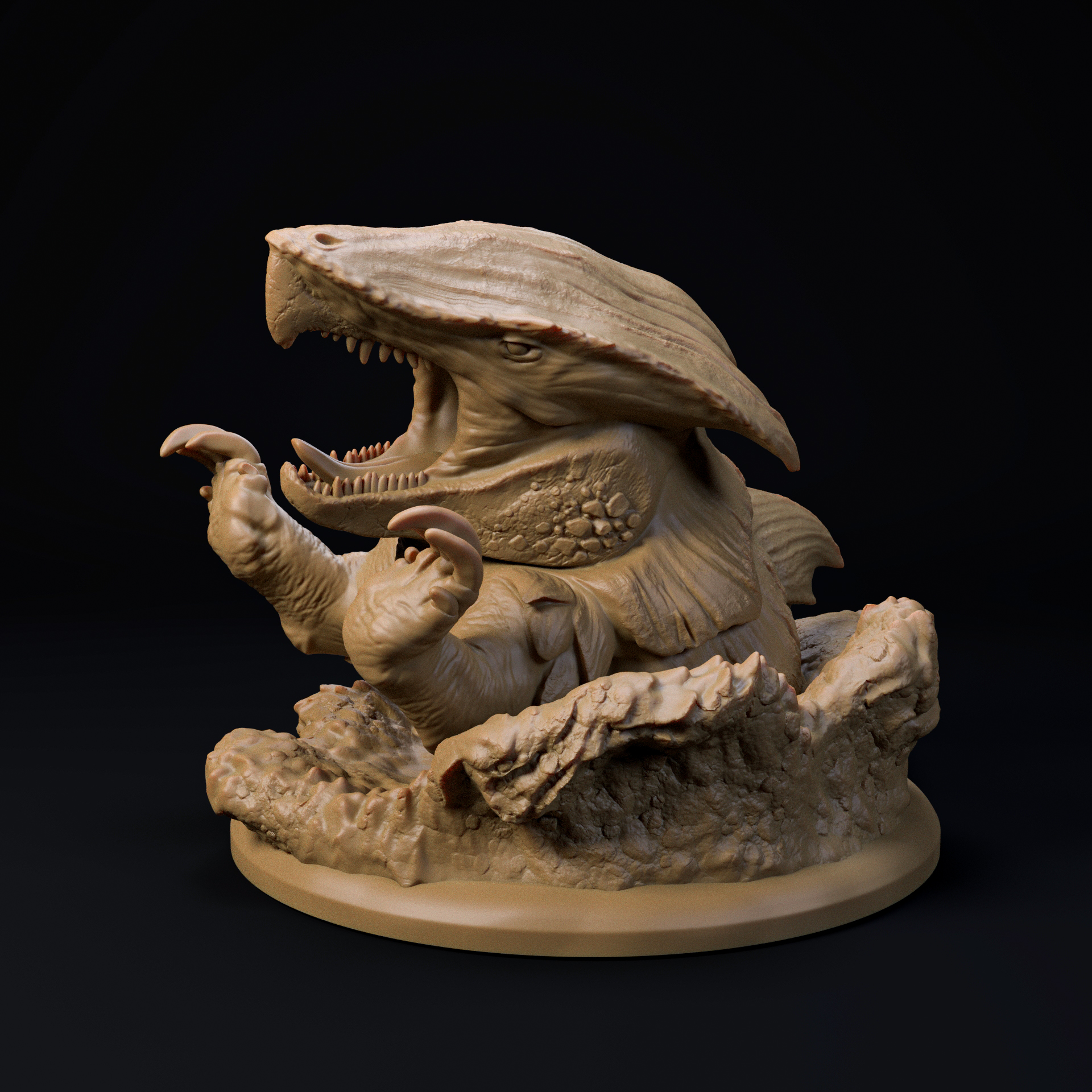 Bulette ambush 32mm scale - pre-supported - FREE sample