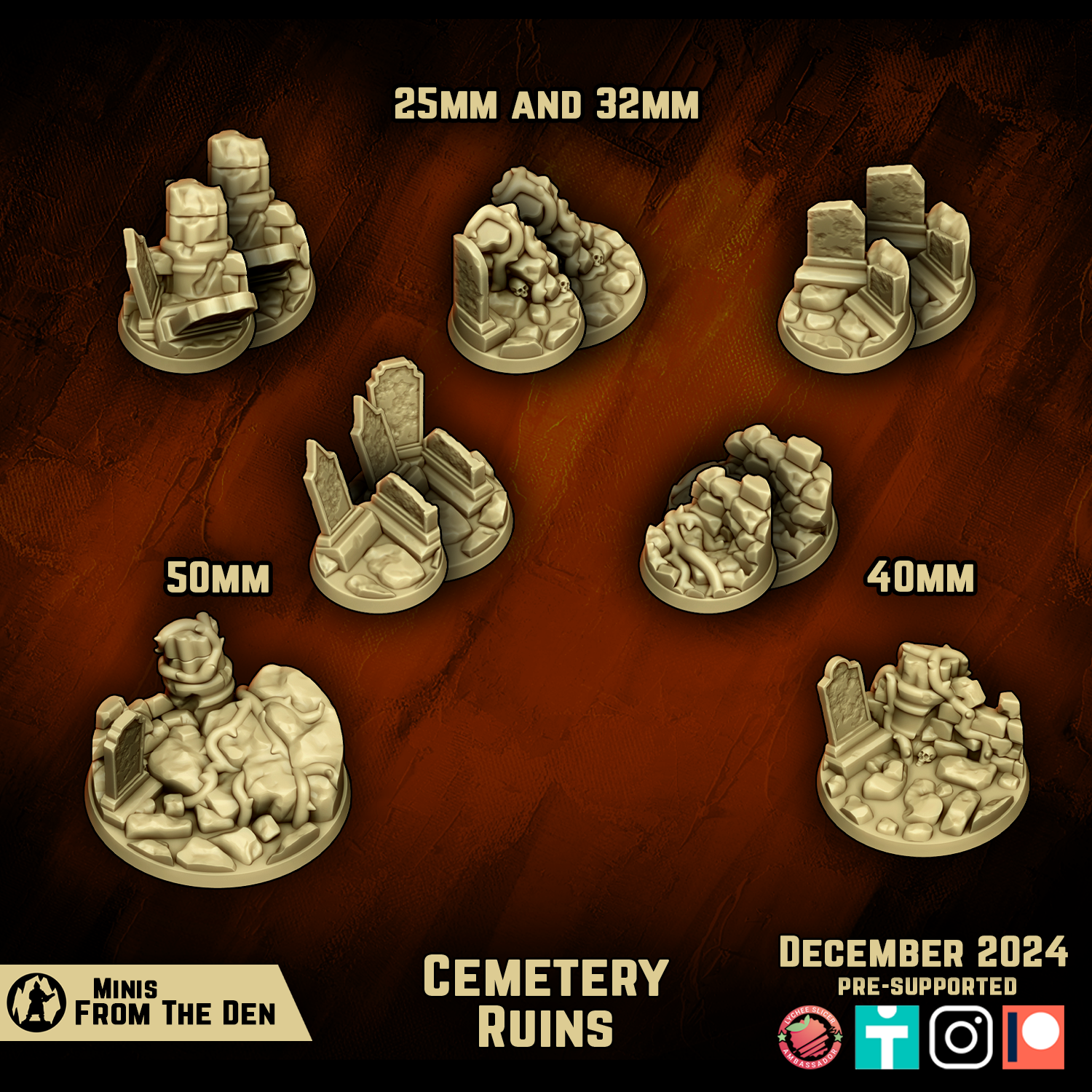 Cemetery Ruins - BASES PACK [Extended]