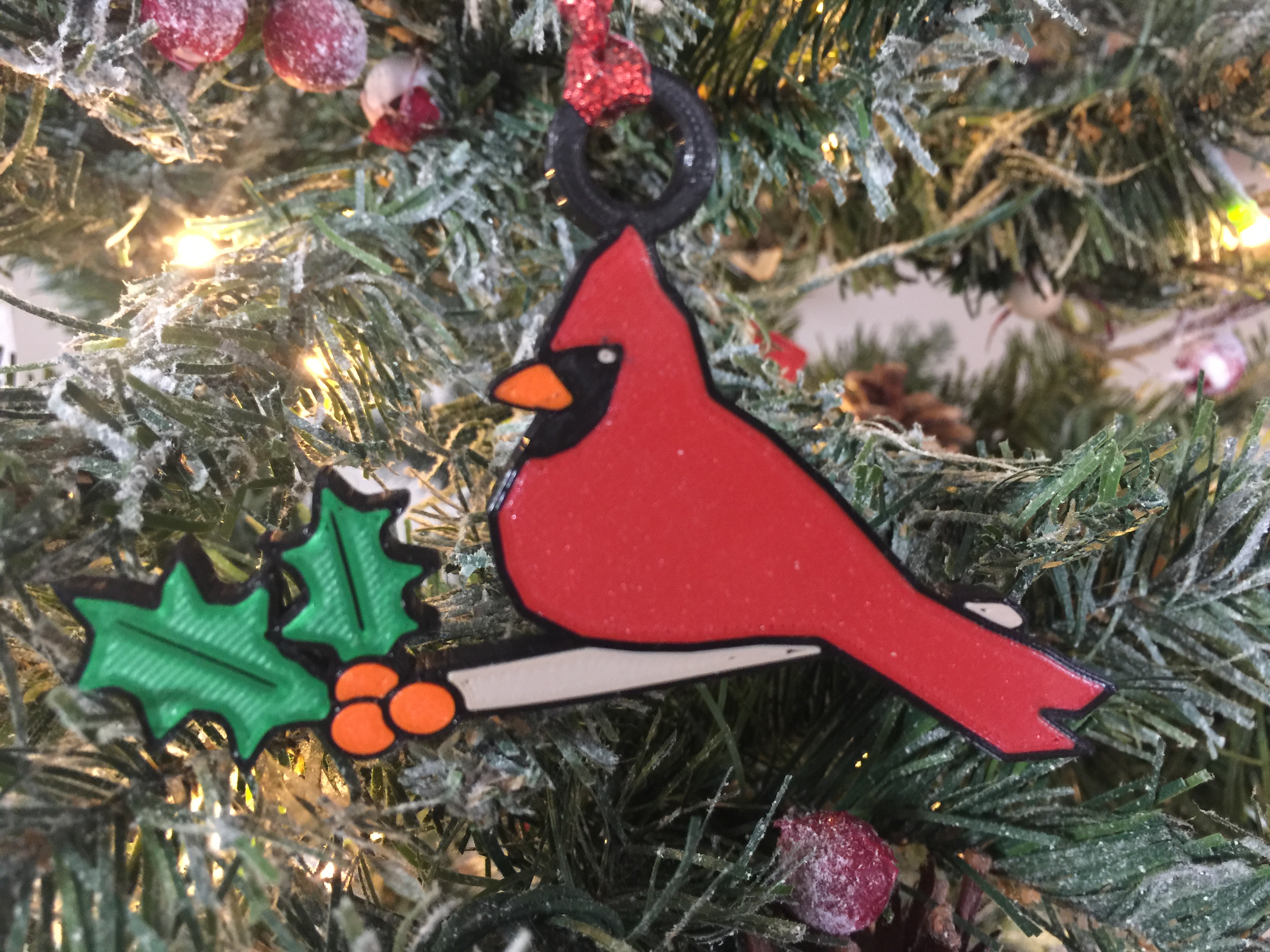 Cardinal Ornament -A'ishah
