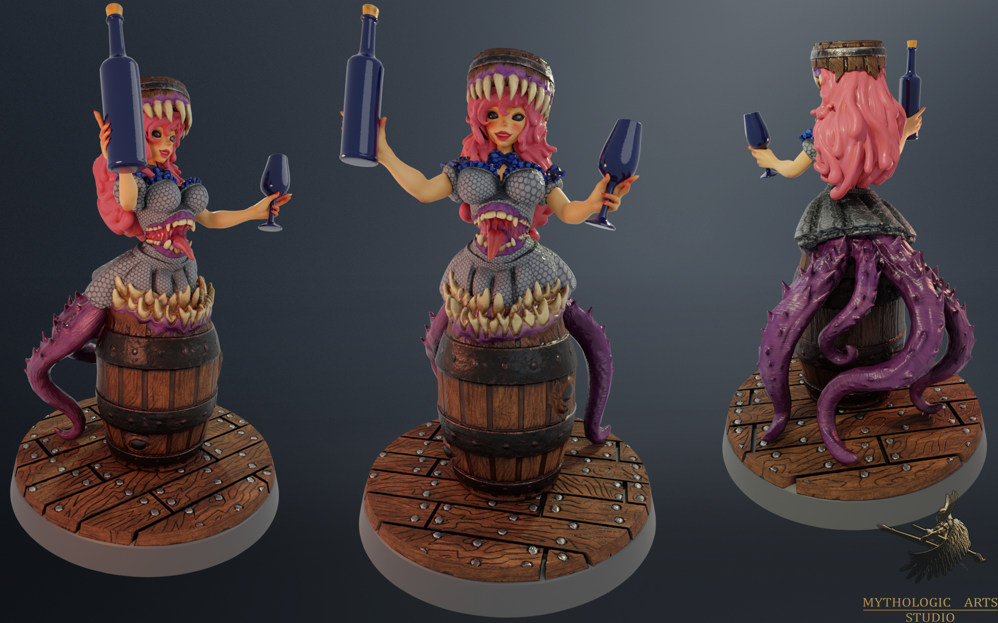 Mimic Barmaid/from the Fantasy Barmaid Collection