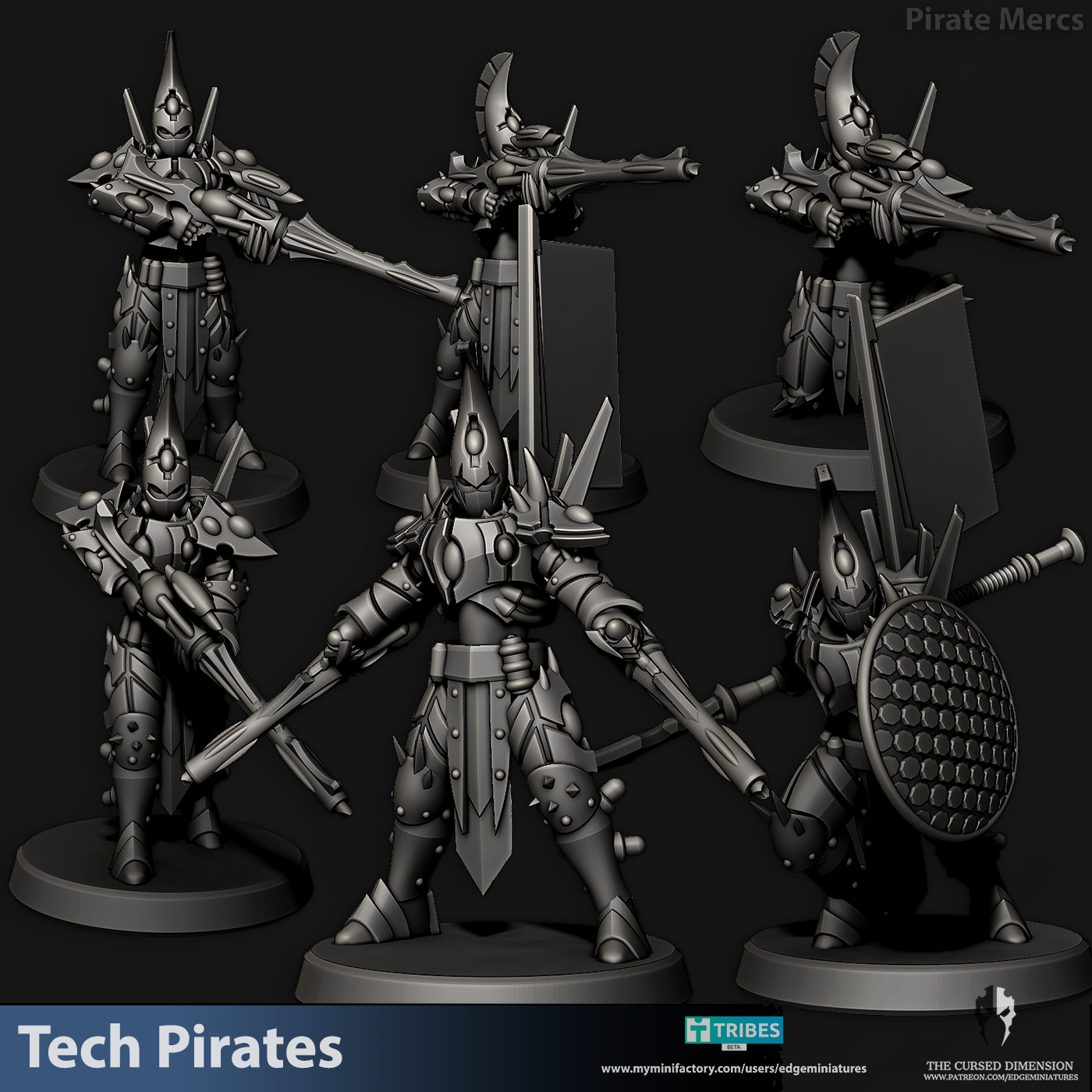 Pirate Mercs - Tech Pirates - 28mm