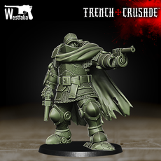 Trench Crusade - Red Brigade Mechanized Gunslinger Lieutenant 3D model