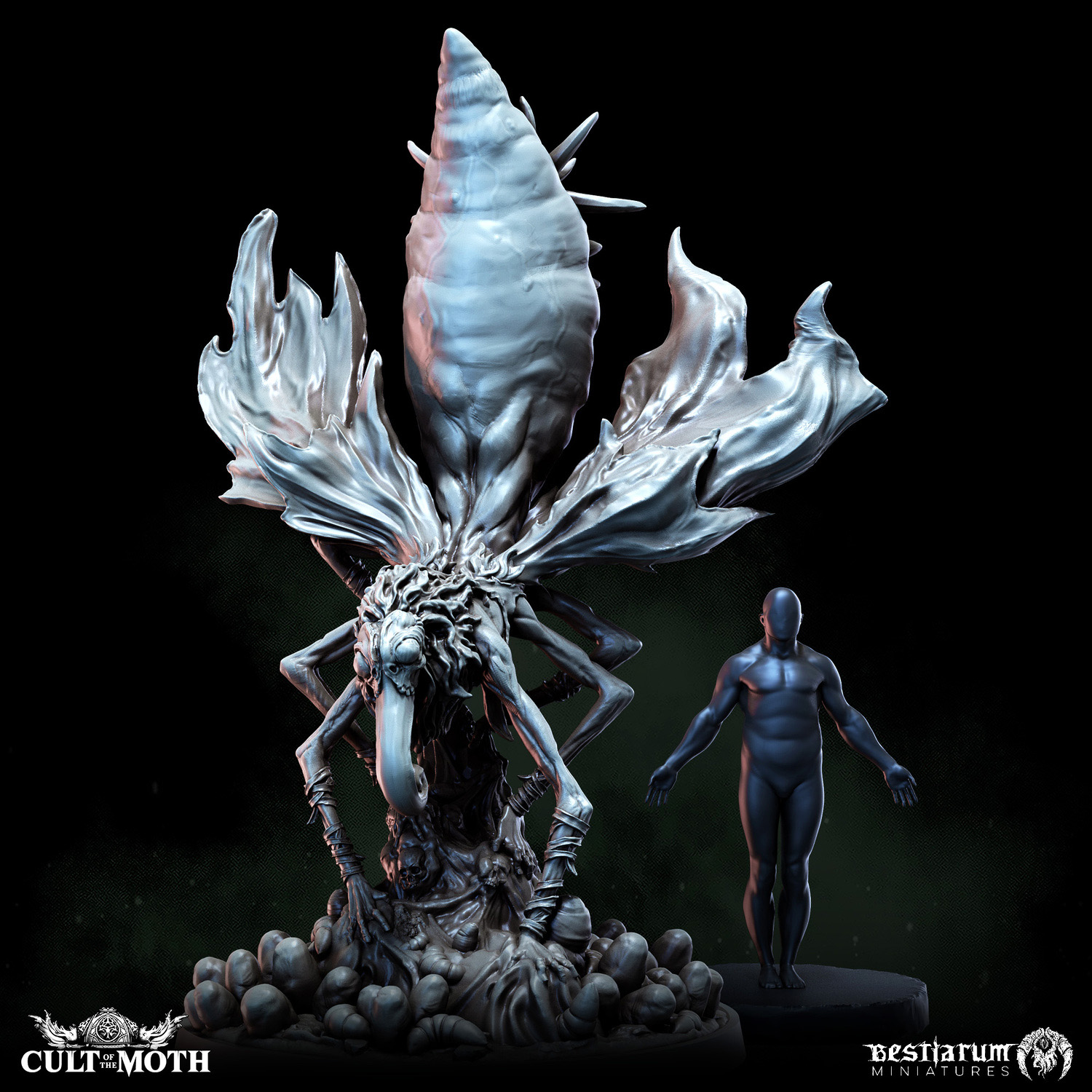Exclusive Cult of the Moth: Collection | Insect Demons STL Product ...