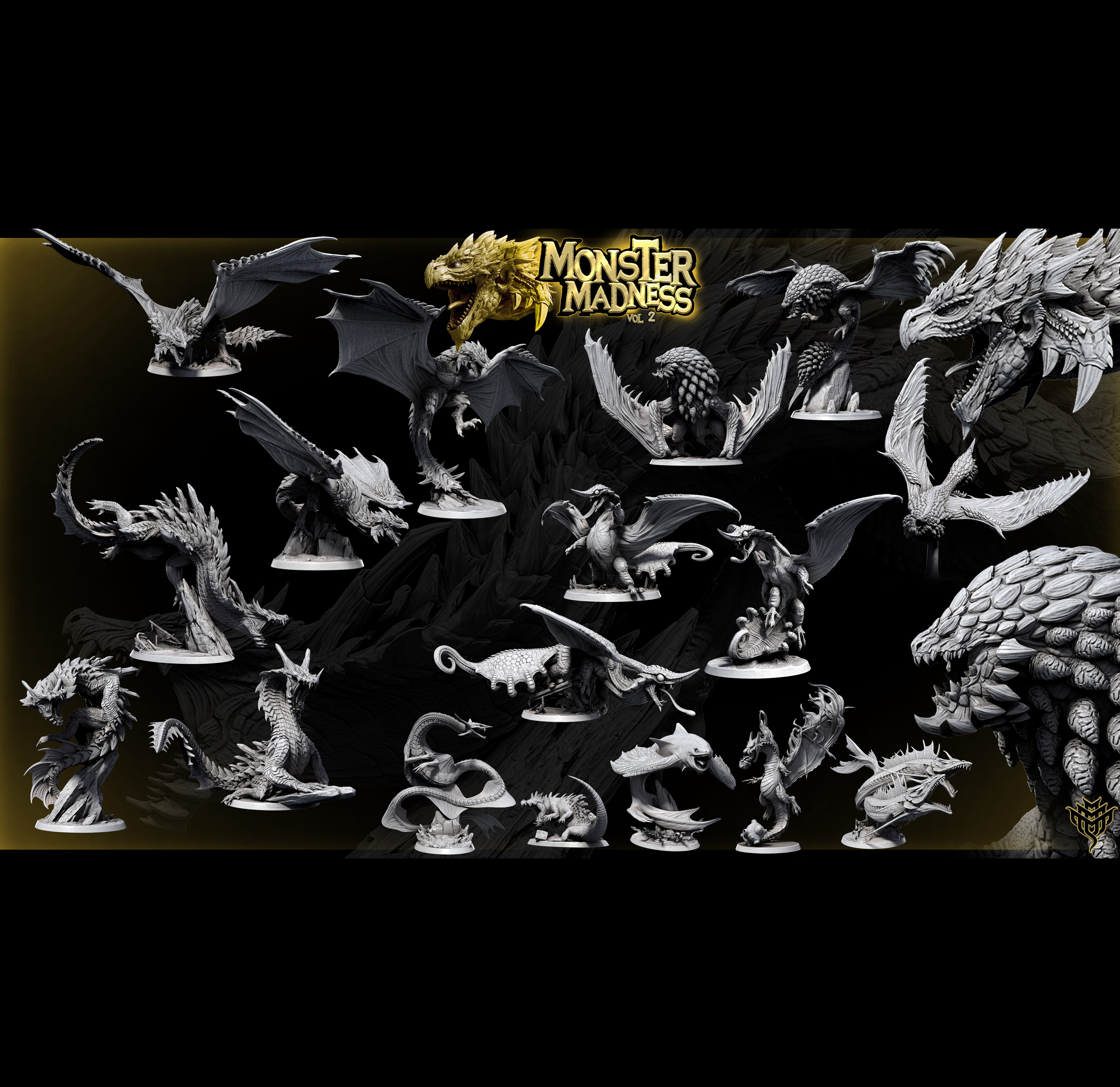 Exclusive ⚡️Monster Mayhem Vol 1,2,3,4,5,6⚡️ STL Product