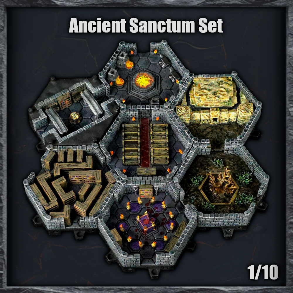 Exclusive Dungeon Crawl Starter Kit STL Product Bundle by Hexworld
