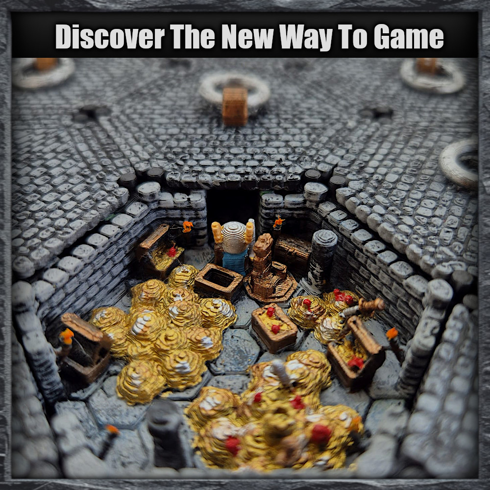 Exclusive Dungeon Crawl Starter Kit STL Product Bundle by Hexworld