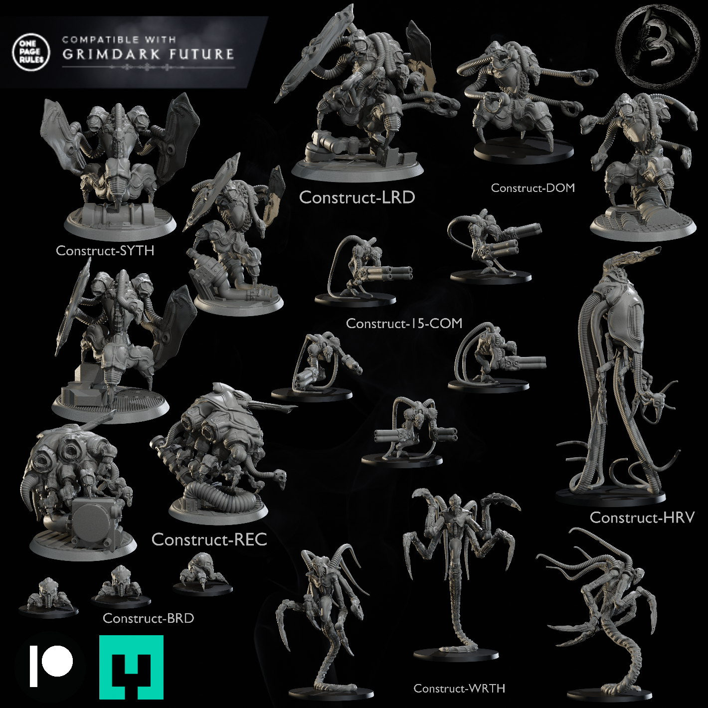 Exclusive Unlife: Silent Empires STL Product Bundle by bLUARt