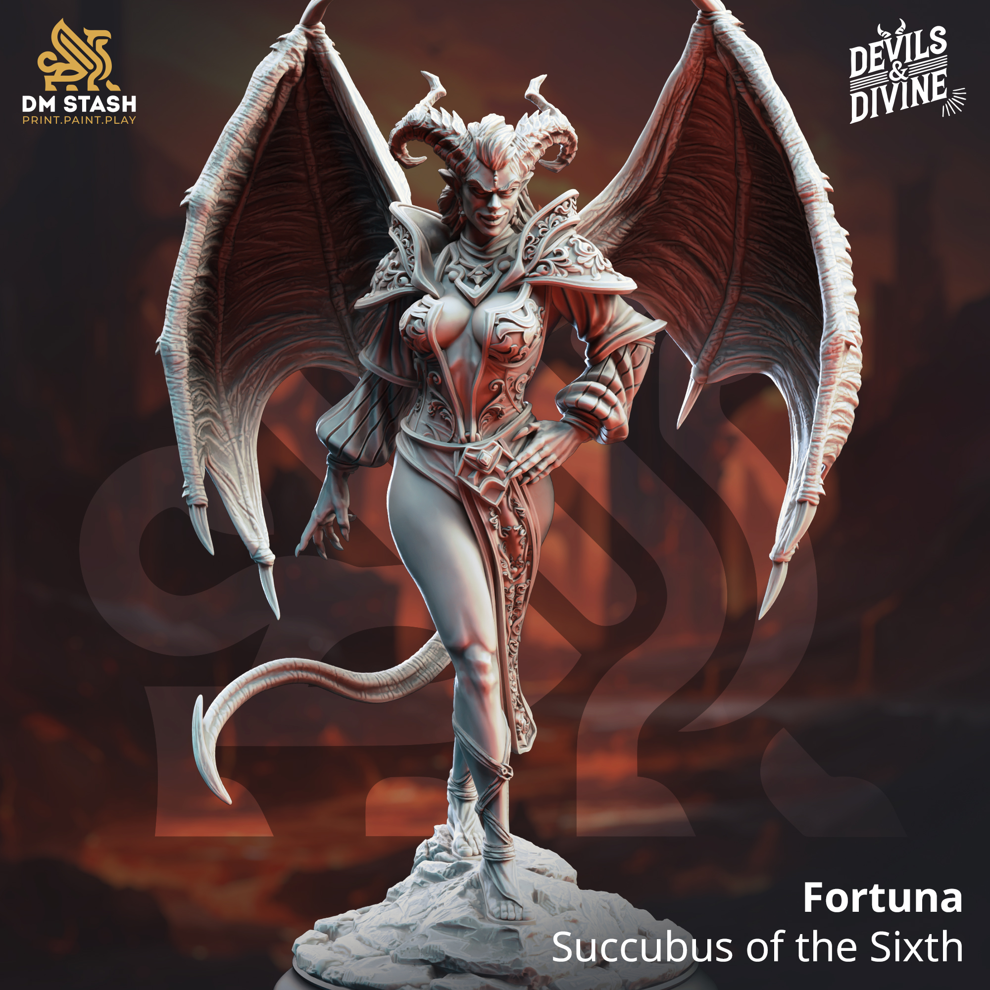 Exclusive Devils & Divine (DM Stash Jan '25 STL Pack) STL