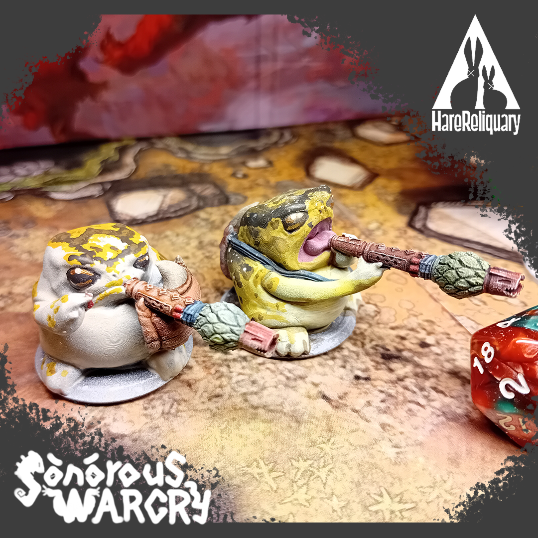 Exclusive Sonorous Warcry Sand Rain Frog Bundle STL Product Bundle By Exclusive Sonorous Warcry Sand Rain Frog Bundle STL Product Bundle By