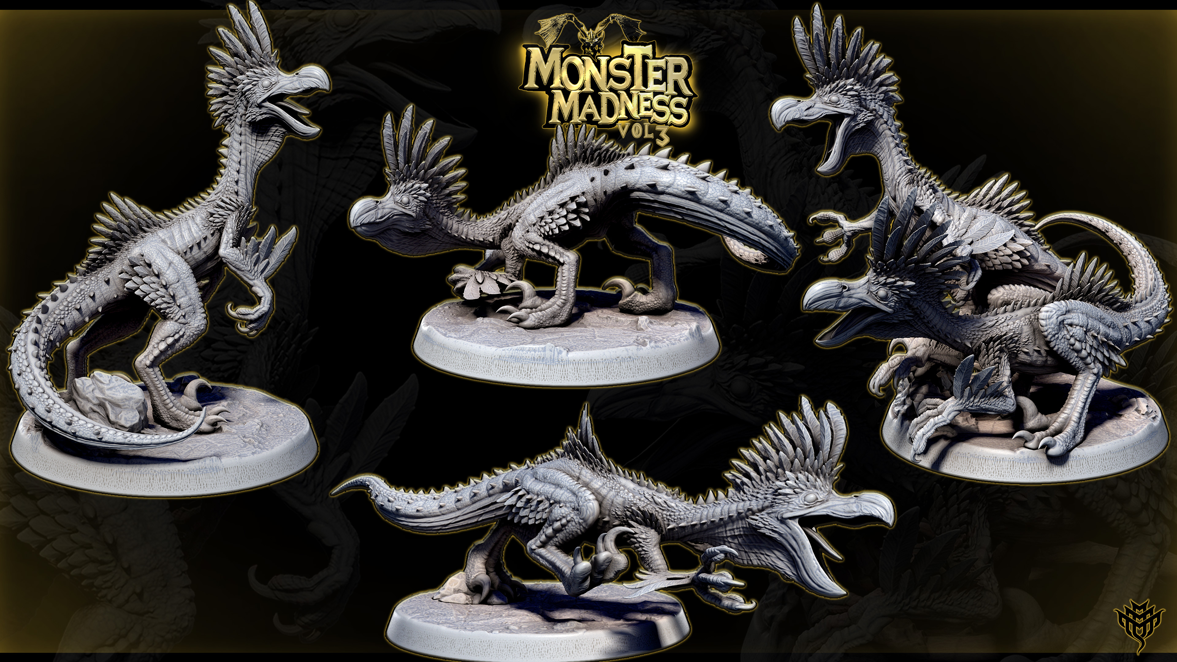 Exclusive ⚡️Monster Mayhem Vol 1,2,3,4,5,6⚡️ STL Product Bundle by Mini ...