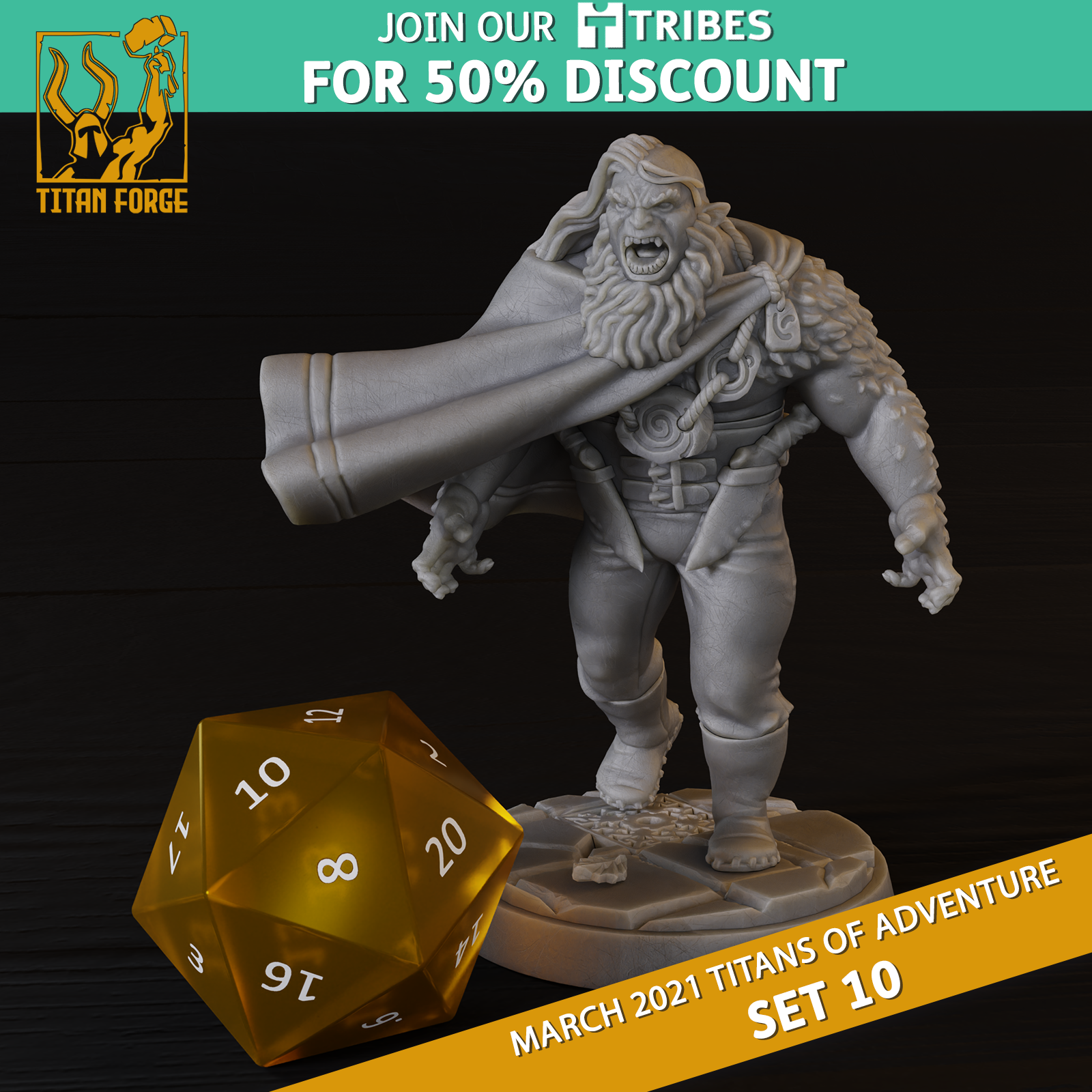 Titan Forge D20 Heroes - Protectors Of The Faith RPG Miniaturen 28mm