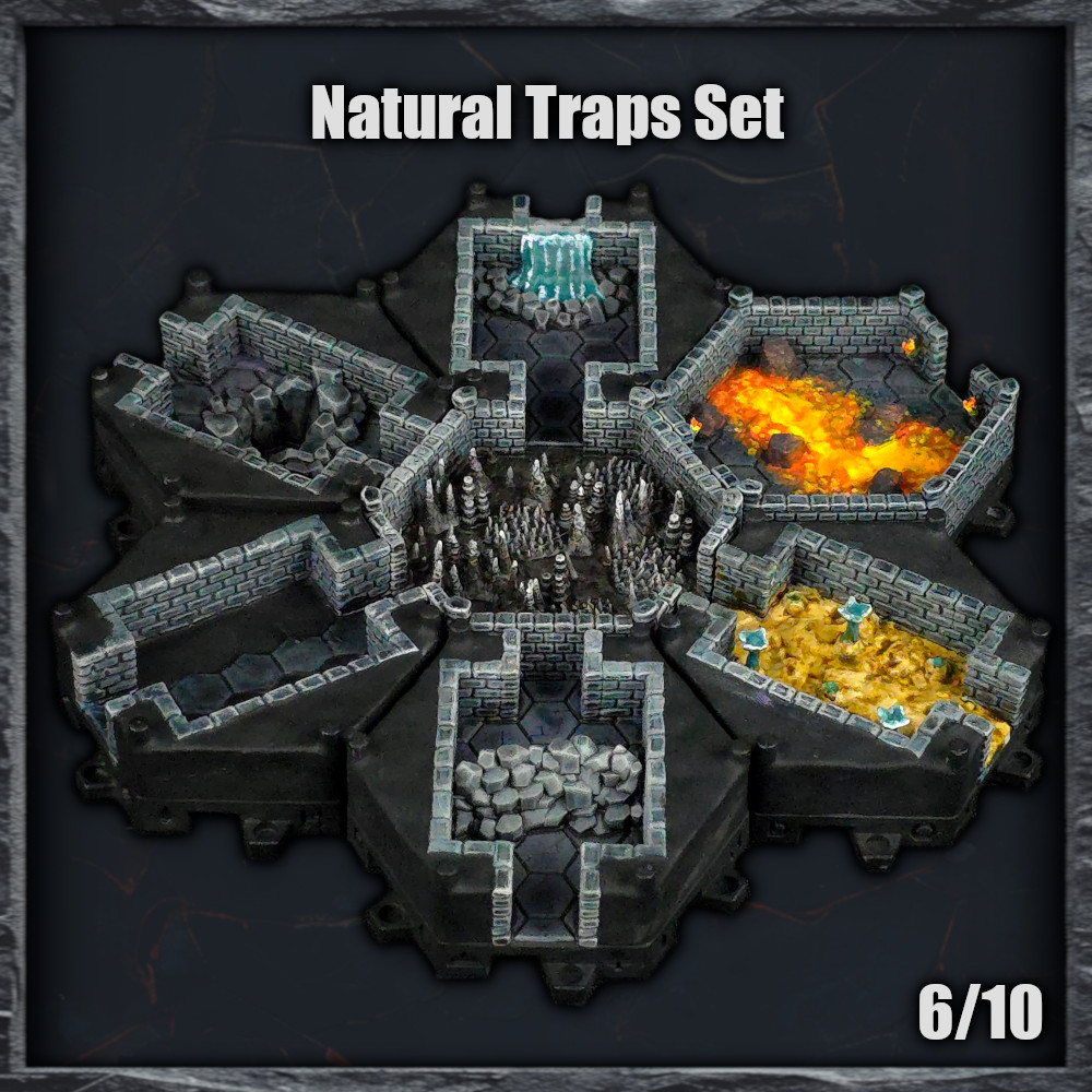 Exclusive Dungeon Crawl Starter Kit STL Product Bundle by Hexworld
