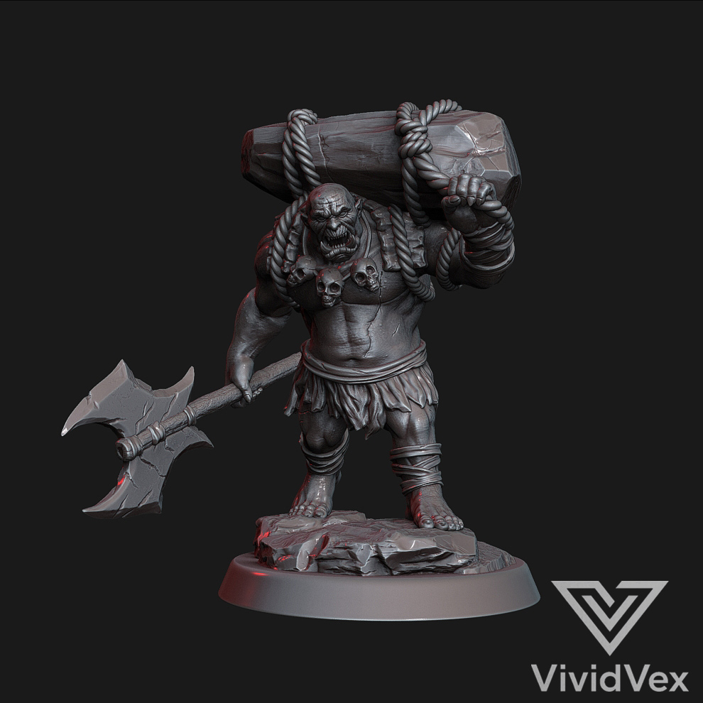 Exclusive Ogres Pack Stl Product Bundle By Vividvex