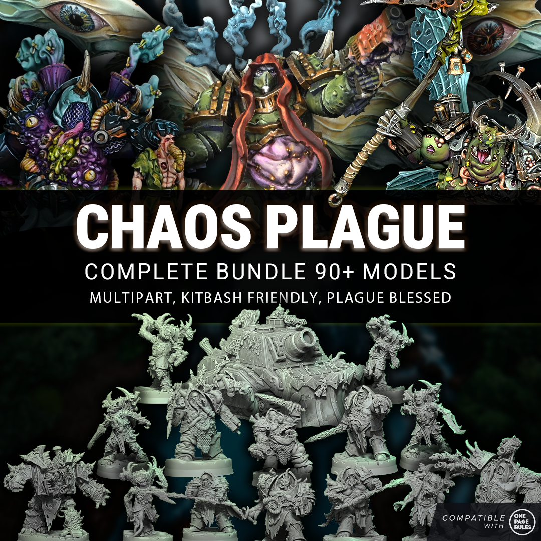 Exclusive Chaos Plague - Complete Bundle STL Product Bundle by
