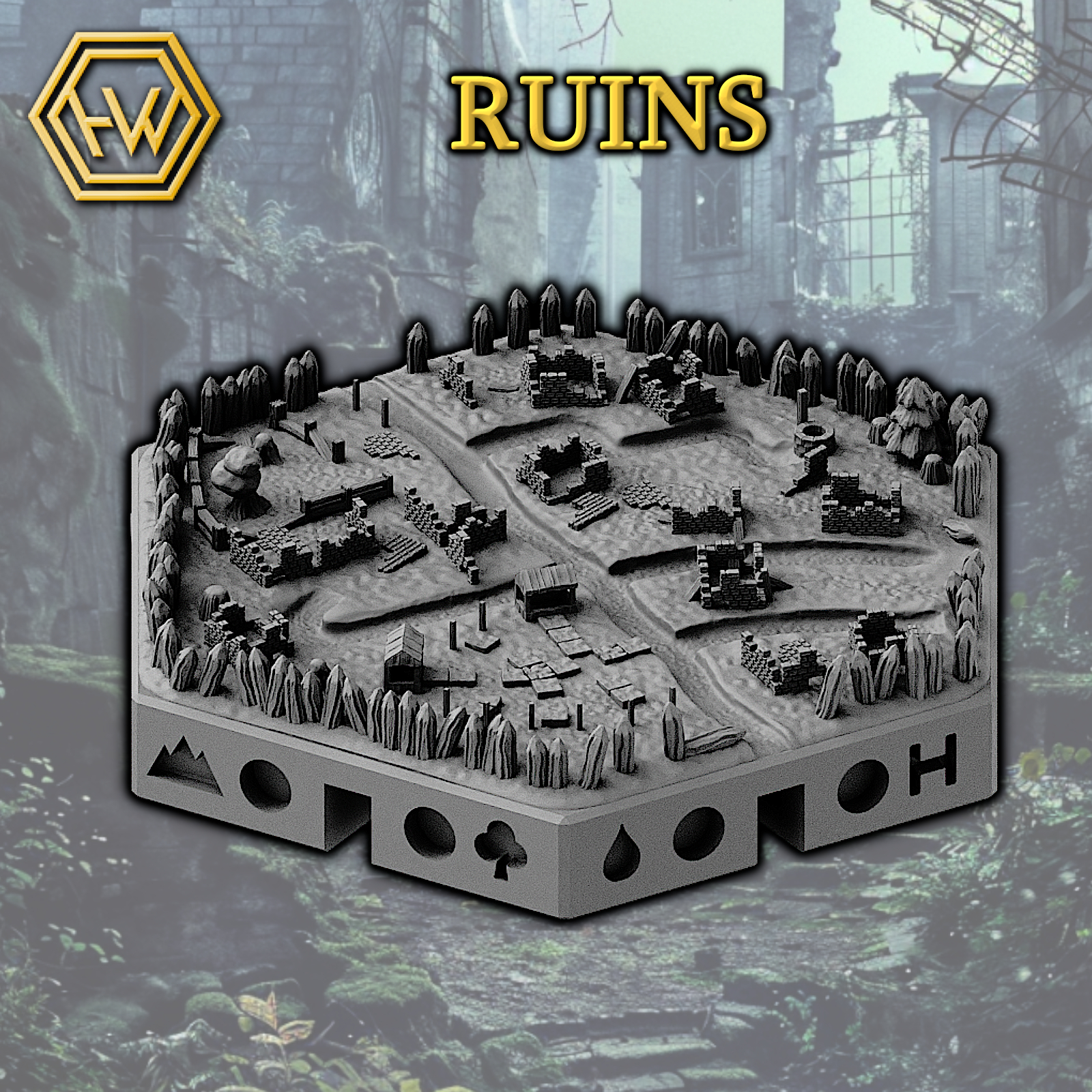 Exclusive Fantasy World-Building Starter Kit STL Product Bundle by Hexworld