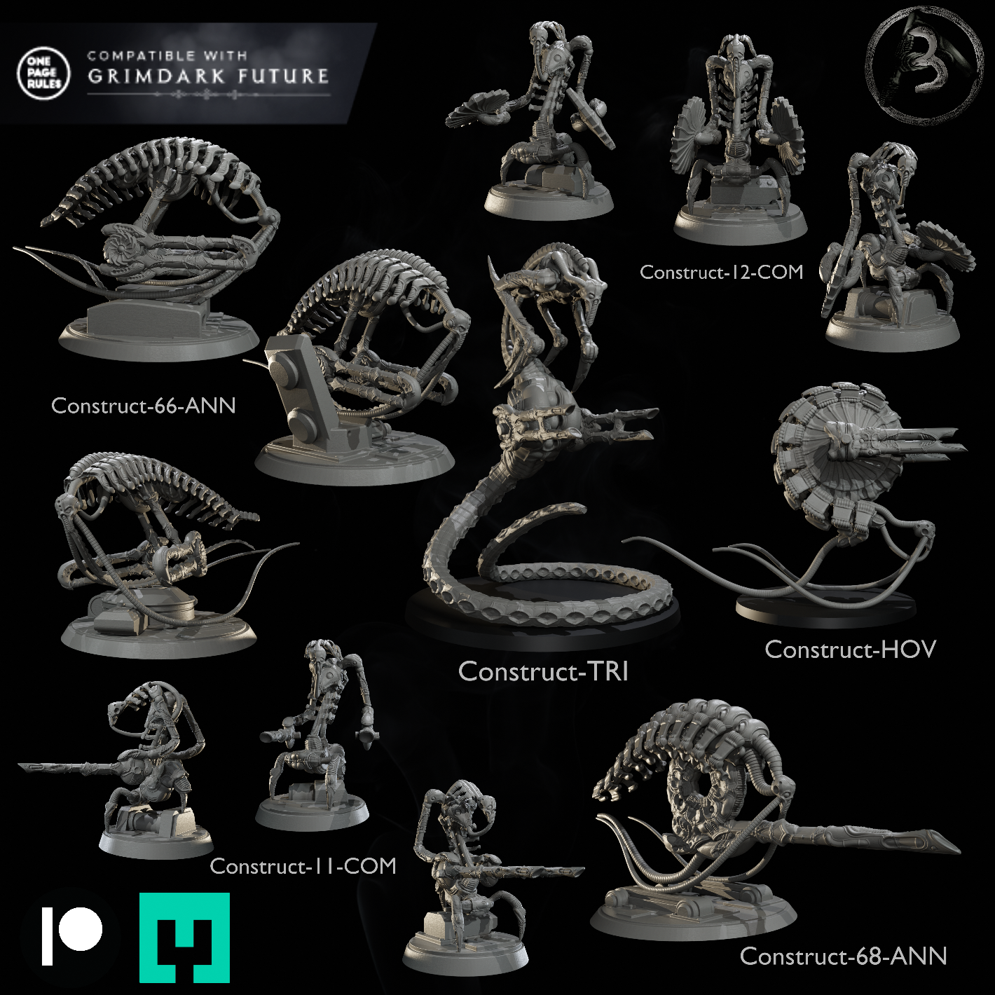Exclusive Unlife: Silent Empires STL Product Bundle by bLUARt