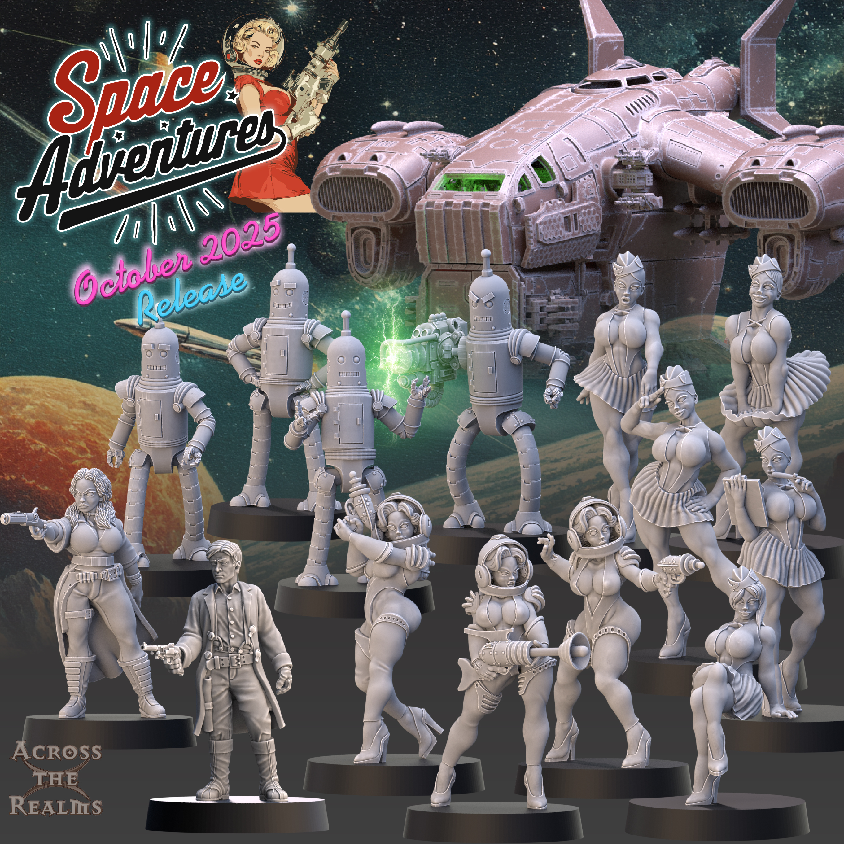Exclusive Space Adventures STL Product Bundle by Across the Realms