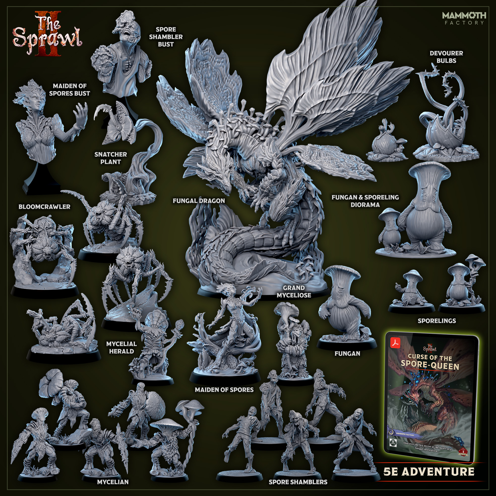 Exclusive Standalones: 6 STL Collections & 5e Adventures STL