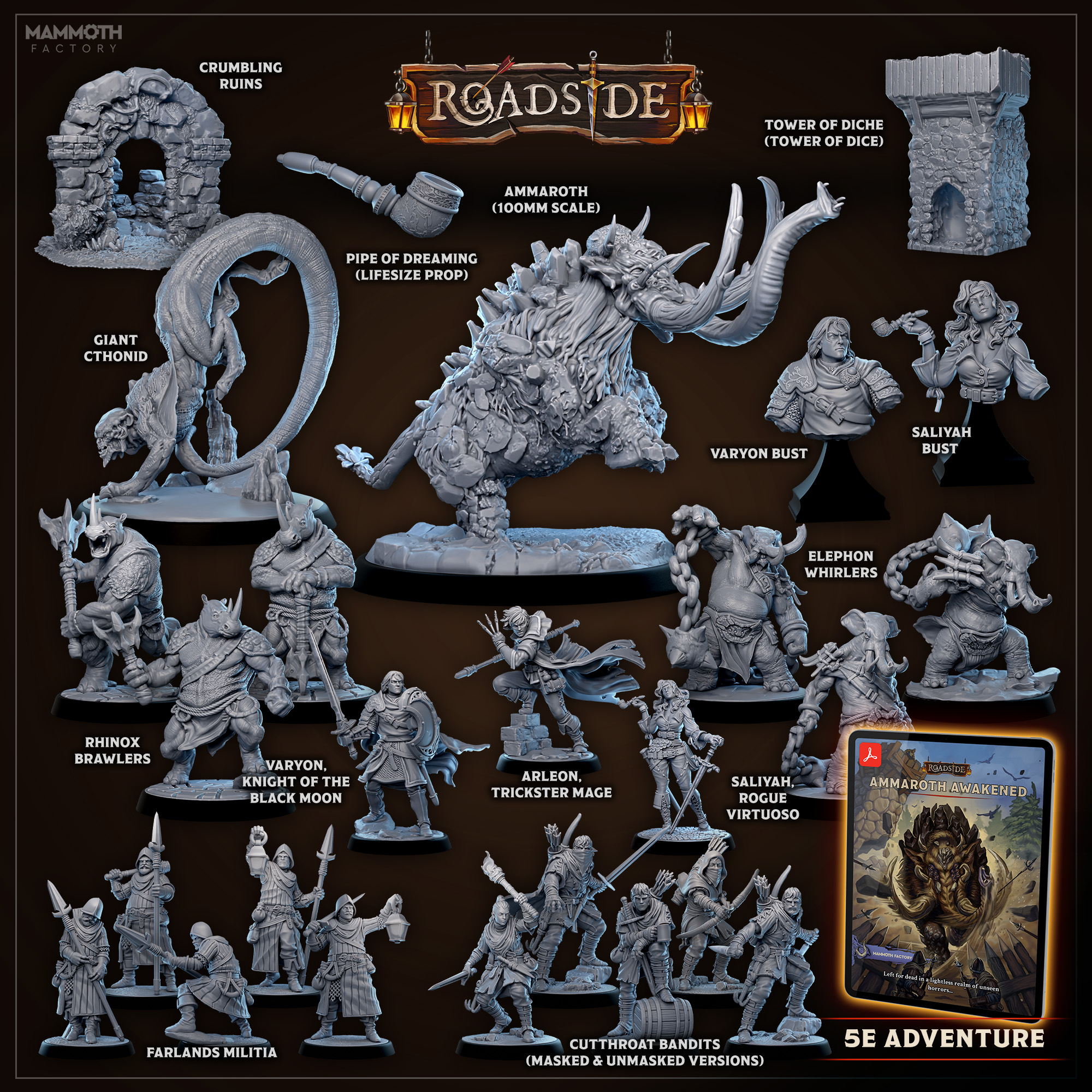 Exclusive Standalones: 6 STL Collections & 5e Adventures STL